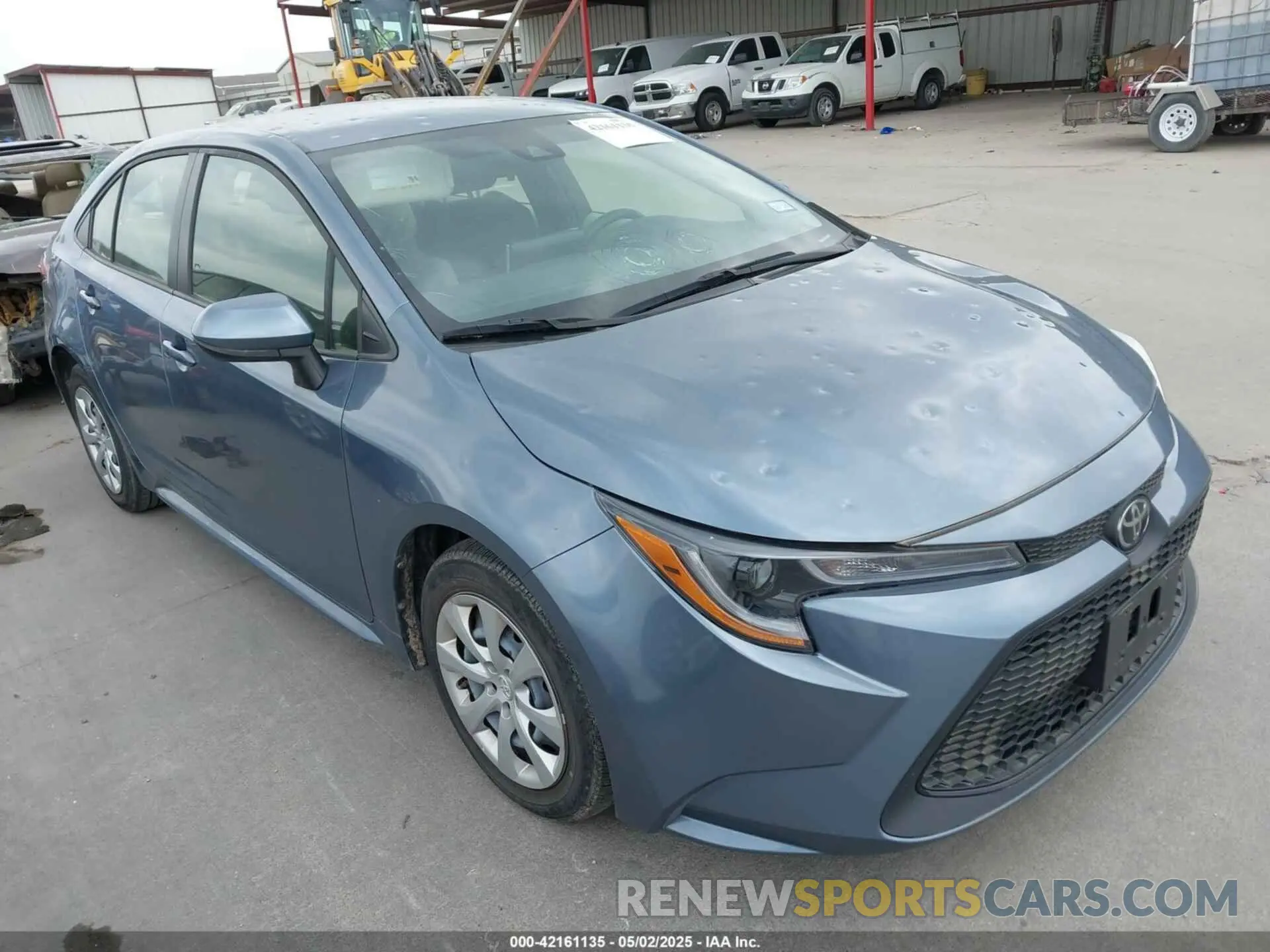 1 Photograph of a damaged car JTDEPMAE8MJ181321 TOYOTA COROLLA 2021