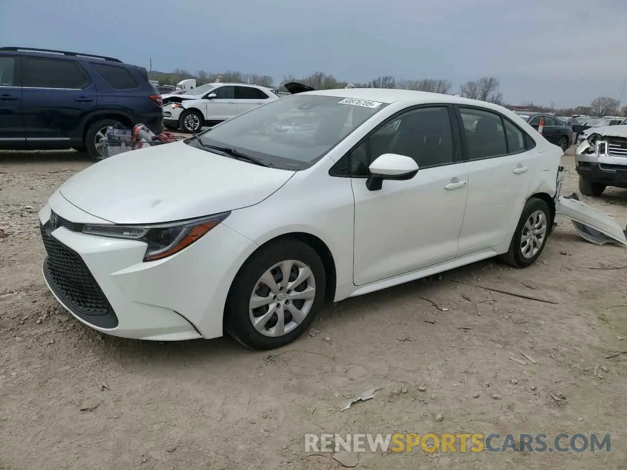 1 Photograph of a damaged car JTDEPMAE8MJ184963 TOYOTA COROLLA 2021