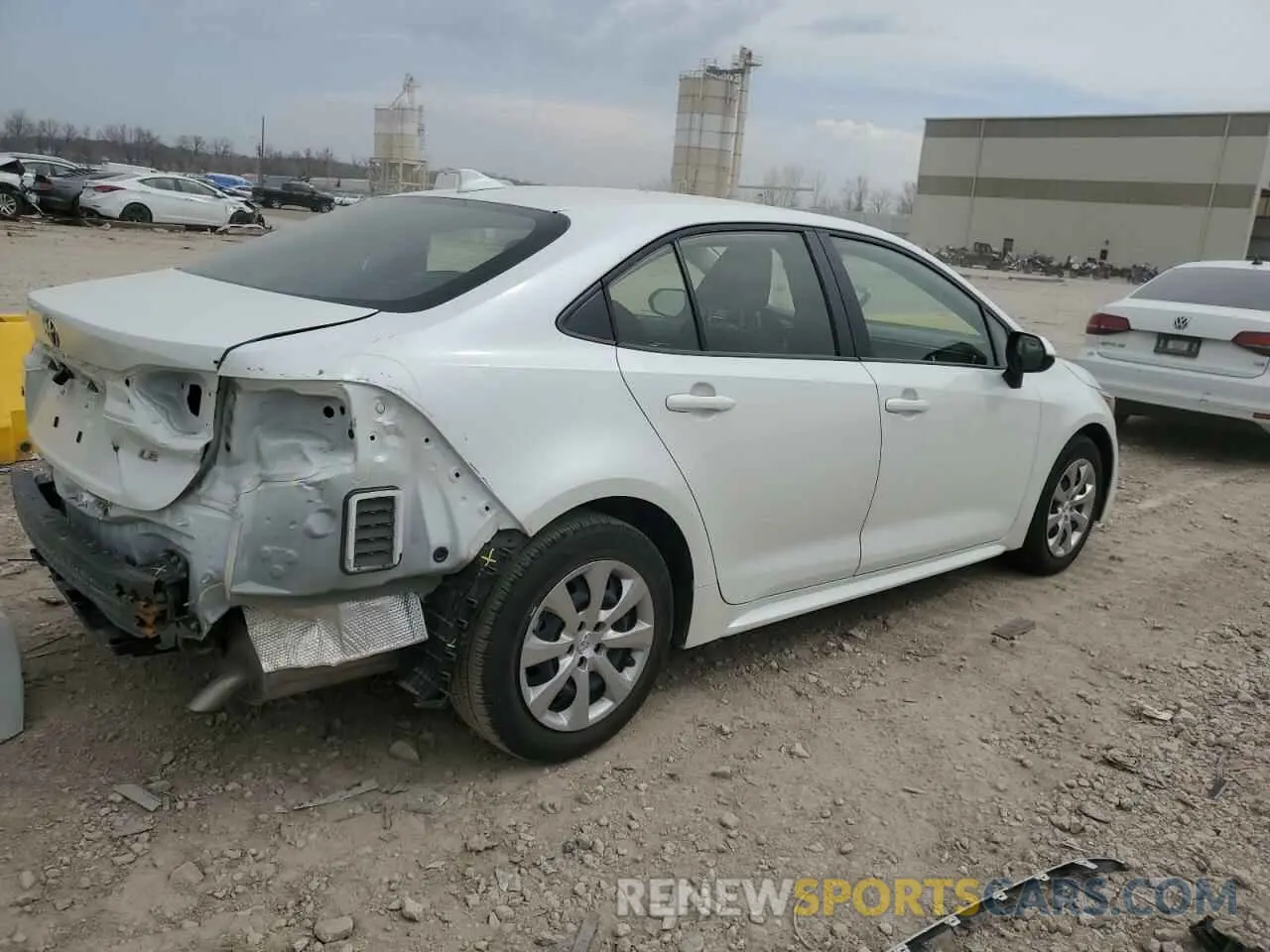 3 Photograph of a damaged car JTDEPMAE8MJ184963 TOYOTA COROLLA 2021