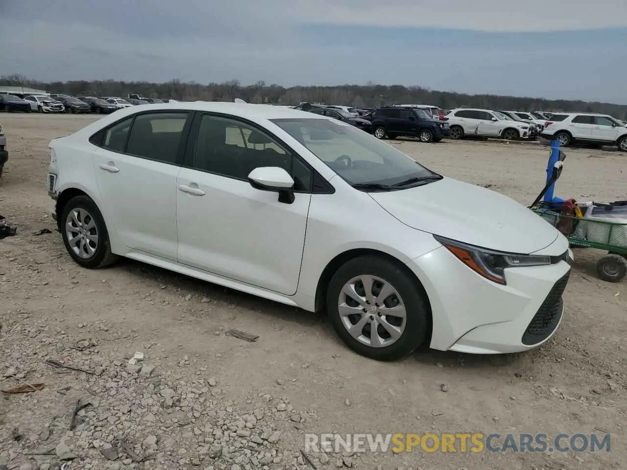 4 Photograph of a damaged car JTDEPMAE8MJ184963 TOYOTA COROLLA 2021