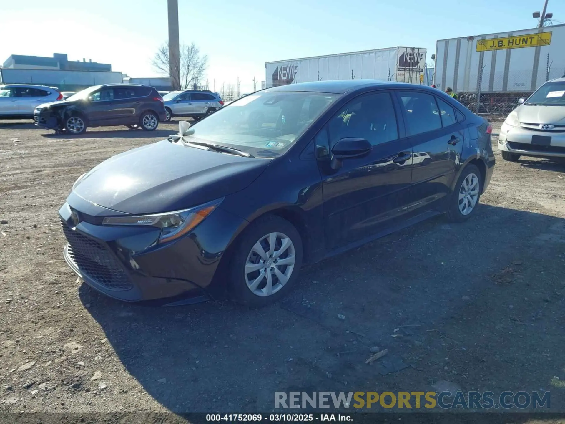 2 Photograph of a damaged car JTDEPMAE8MJ186082 TOYOTA COROLLA 2021