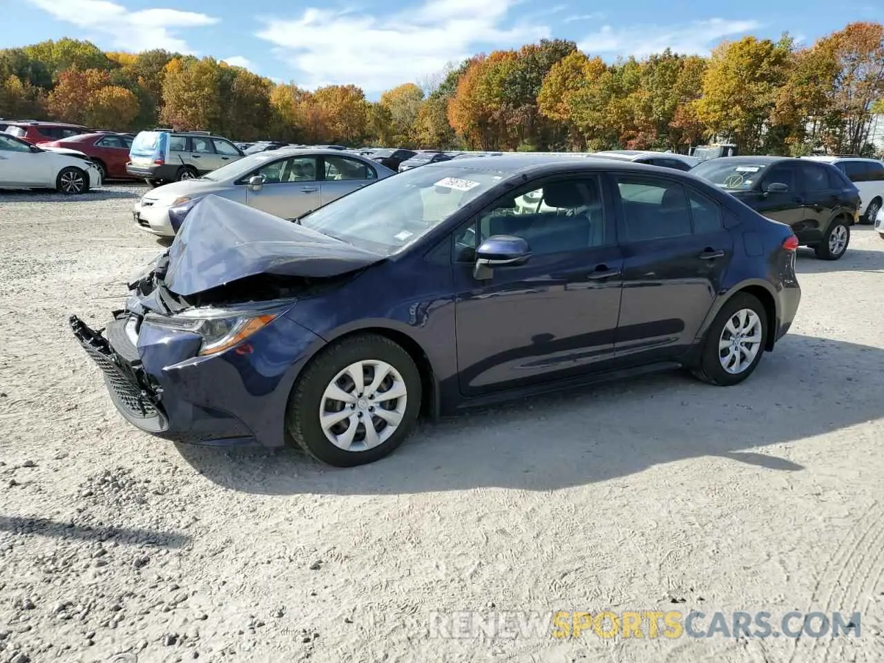 1 Photograph of a damaged car JTDEPMAE8MJ188236 TOYOTA COROLLA 2021
