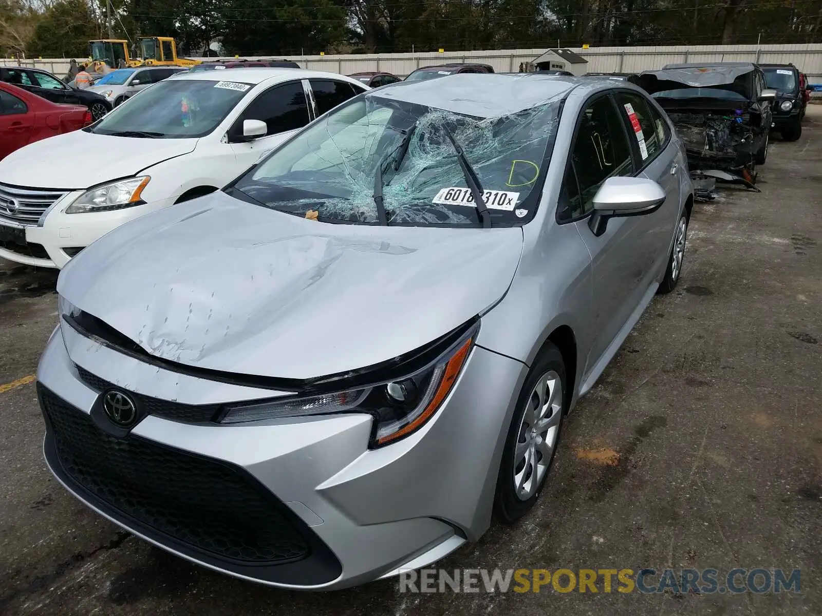 2 Photograph of a damaged car JTDEPMAE9MJ124870 TOYOTA COROLLA 2021