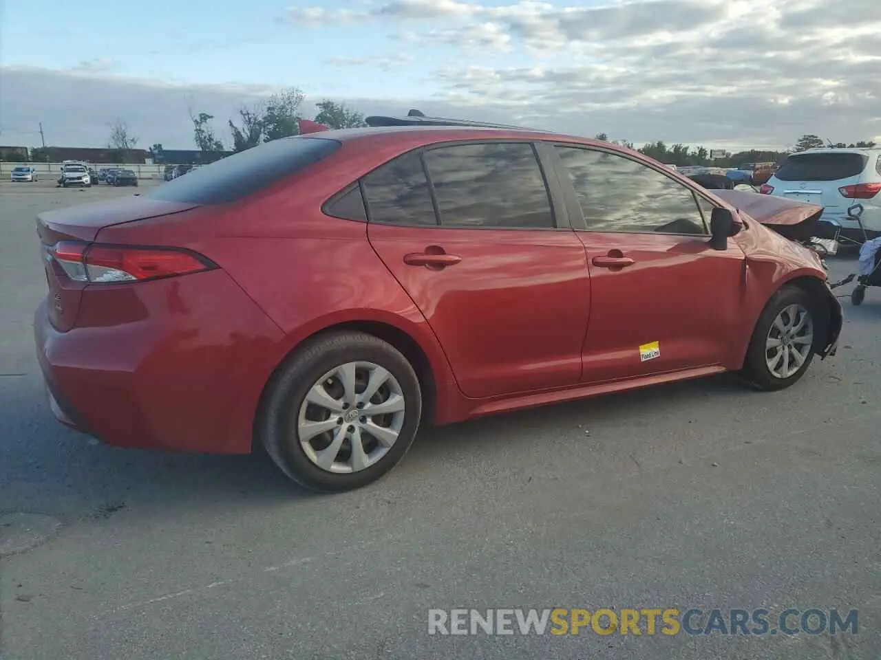 3 Photograph of a damaged car JTDEPMAE9MJ138767 TOYOTA COROLLA 2021