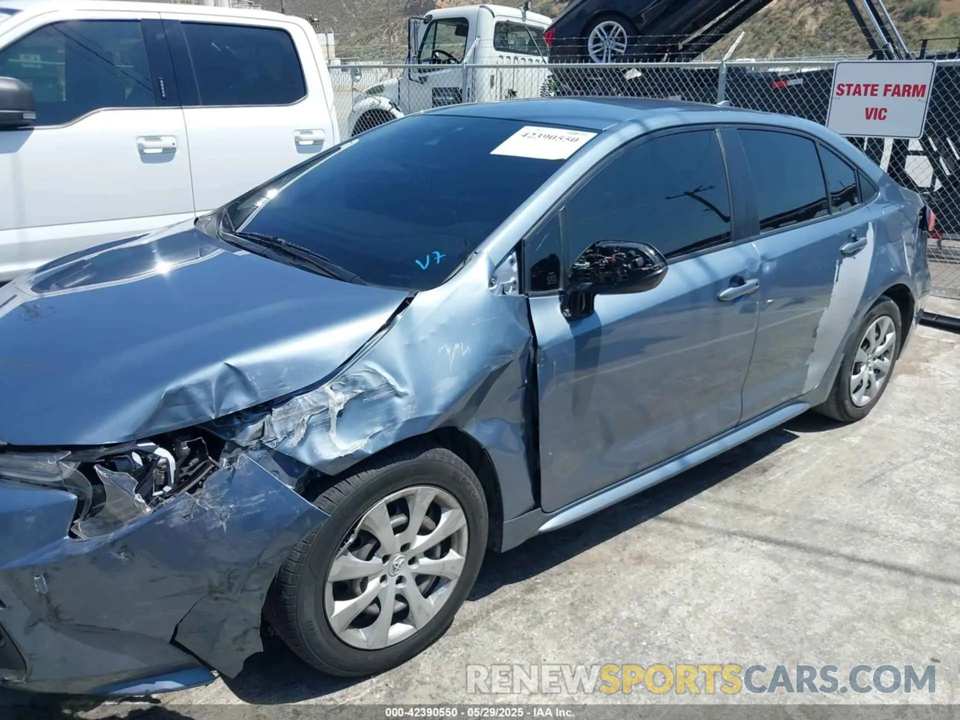 6 Photograph of a damaged car JTDEPMAE9MJ141815 TOYOTA COROLLA 2021