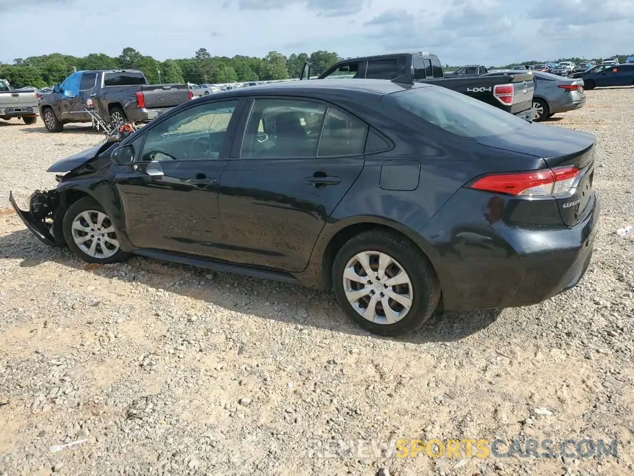 2 Фотография поврежденного автомобиля JTDEPMAE9MJ151521 TOYOTA COROLLA 2021