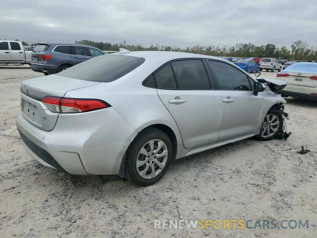 3 Photograph of a damaged car JTDEPMAE9MJ156654 TOYOTA COROLLA 2021