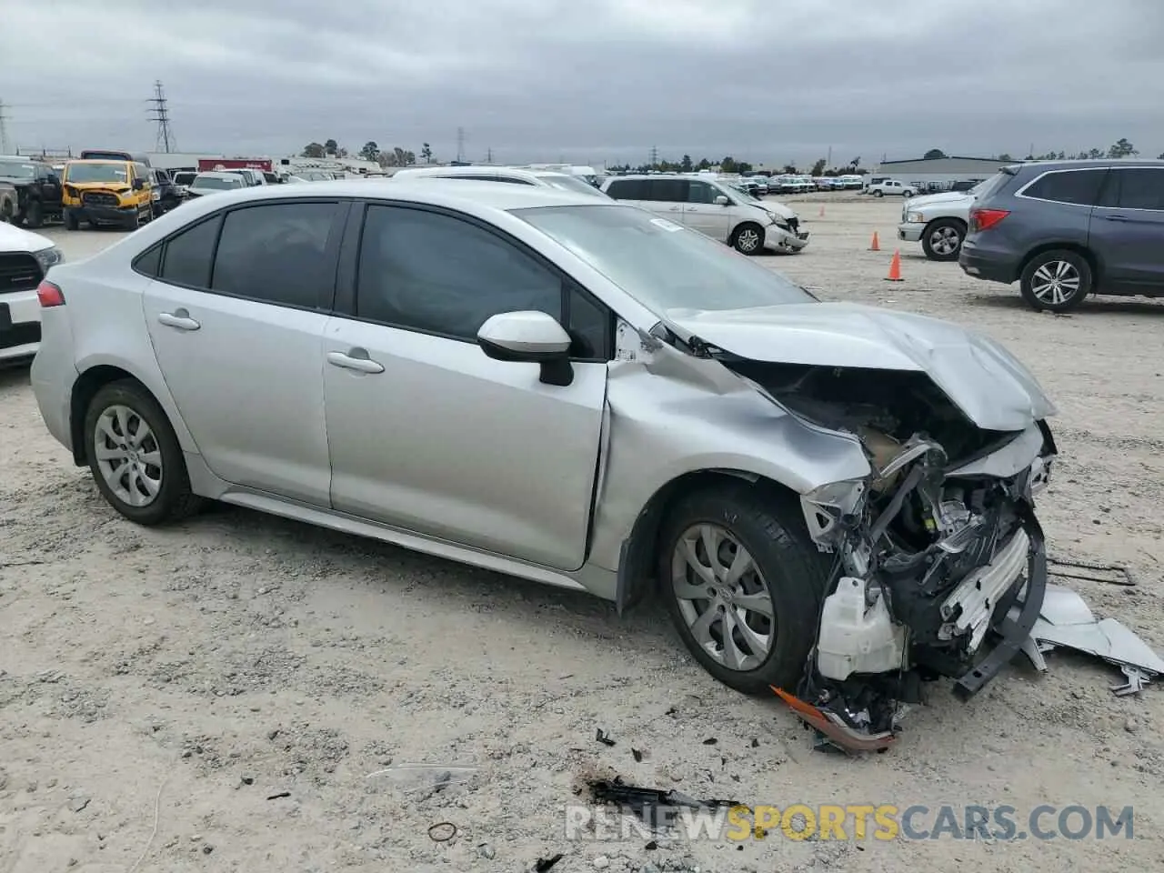 4 Photograph of a damaged car JTDEPMAE9MJ156654 TOYOTA COROLLA 2021