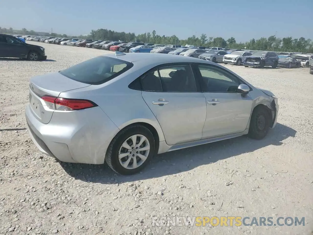 3 Фотография поврежденного автомобиля JTDEPMAE9MJ160655 TOYOTA COROLLA 2021