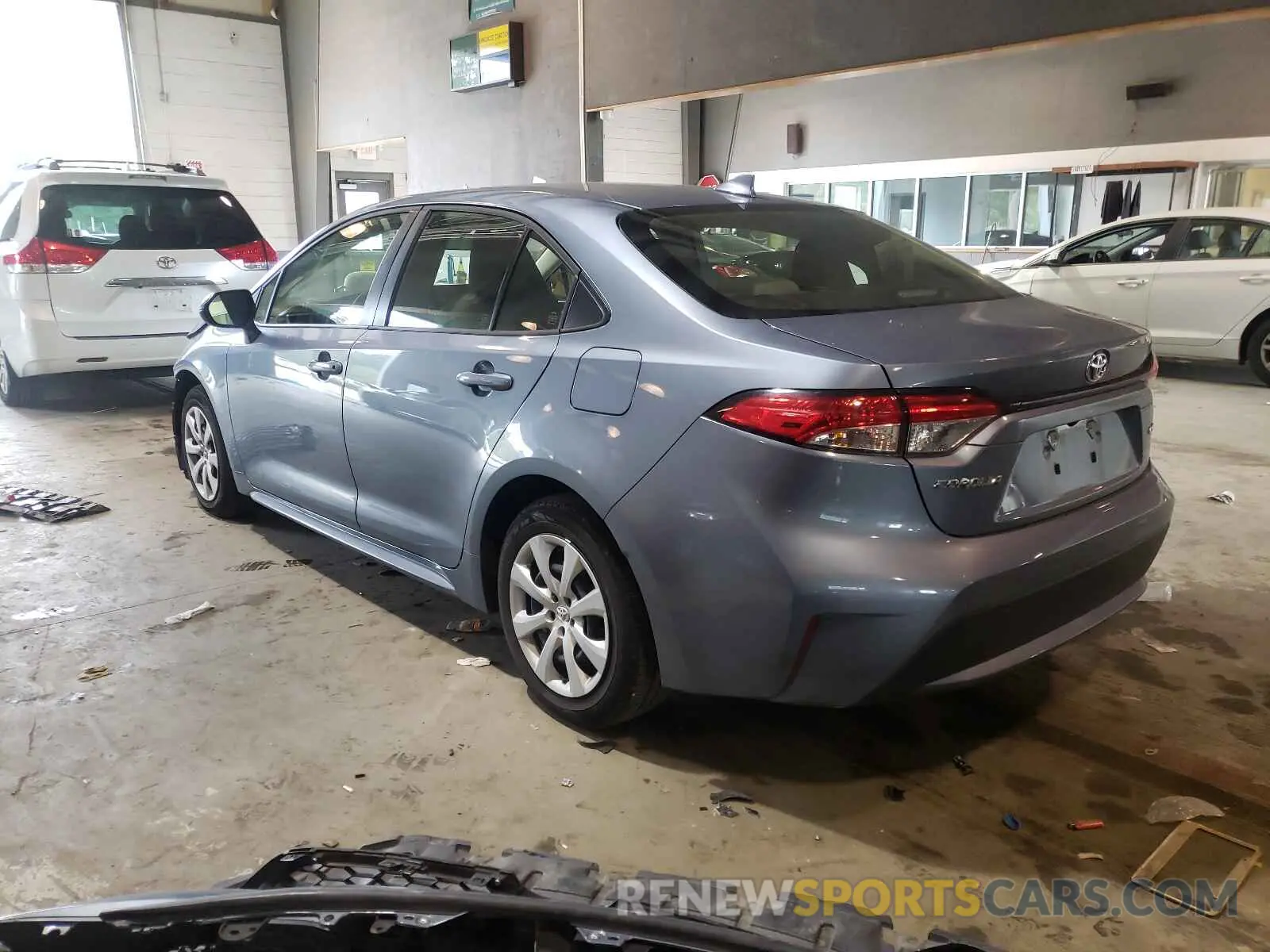 3 Photograph of a damaged car JTDEPMAE9MJ163698 TOYOTA COROLLA 2021