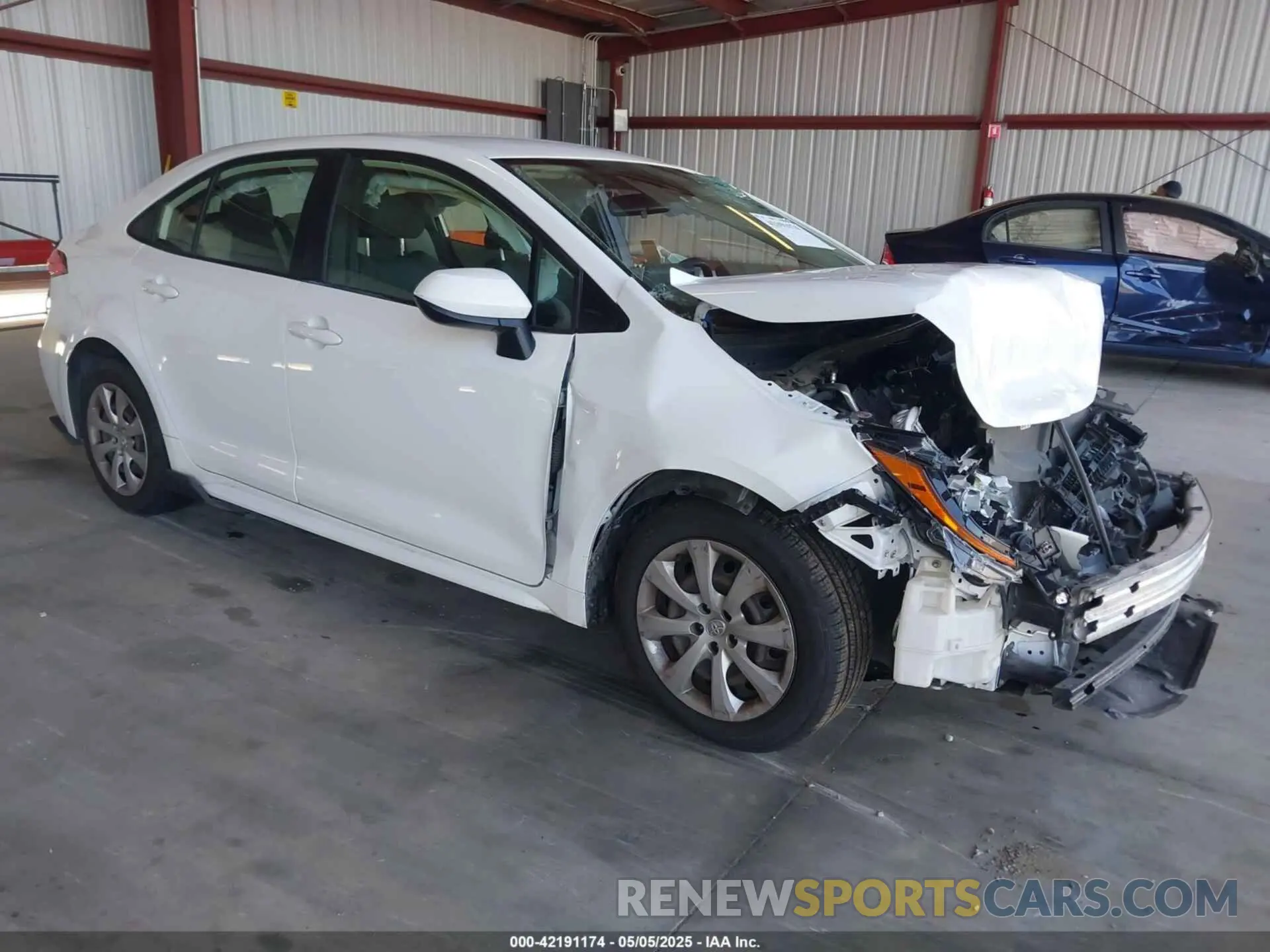 1 Photograph of a damaged car JTDEPMAE9MJ167217 TOYOTA COROLLA 2021