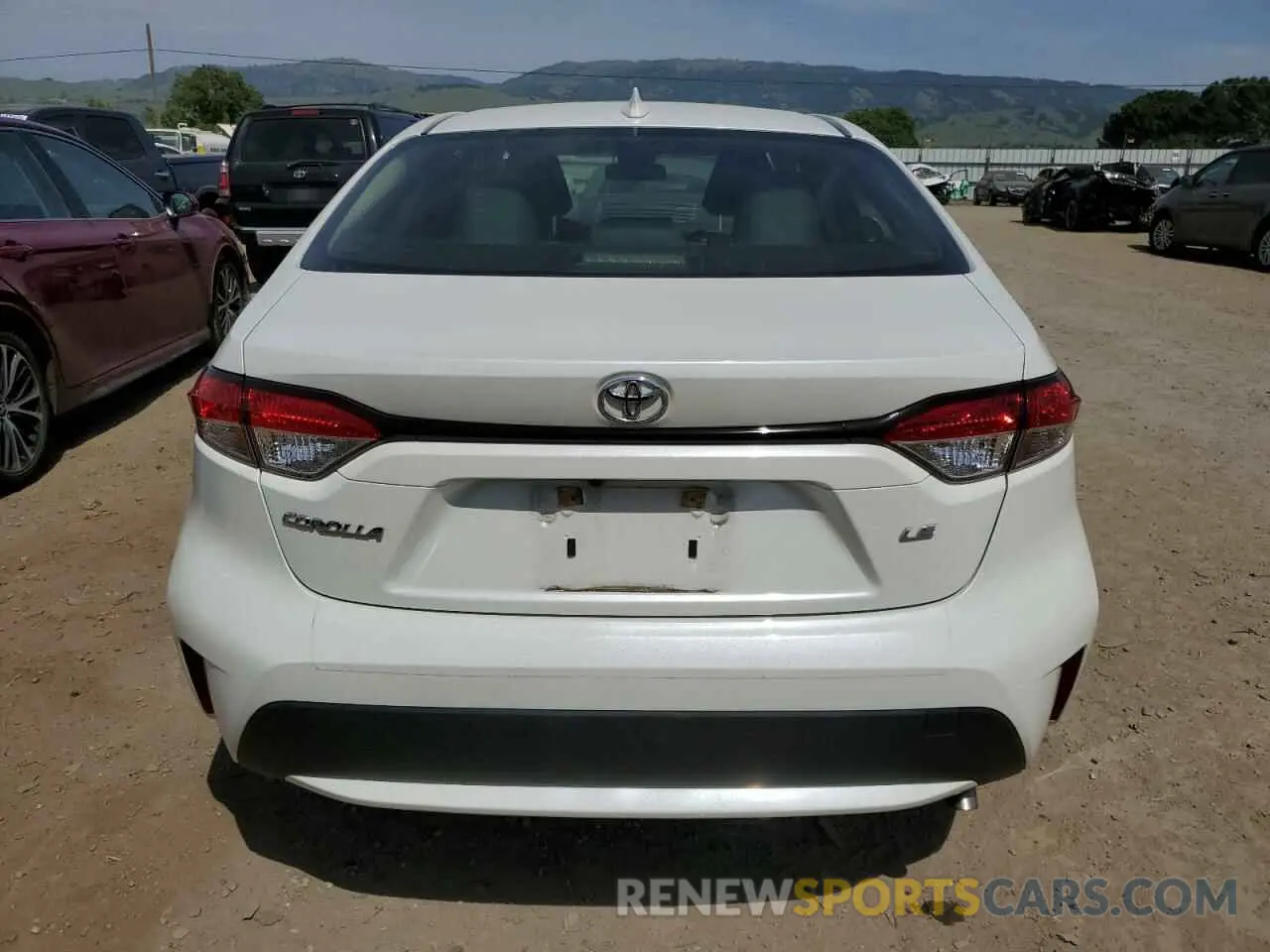 6 Photograph of a damaged car JTDEPMAE9MJ168626 TOYOTA COROLLA 2021