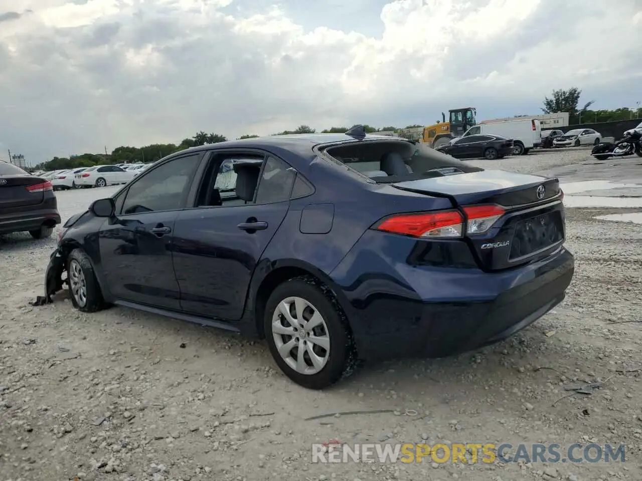2 Photograph of a damaged car JTDEPMAE9MJ170876 TOYOTA COROLLA 2021