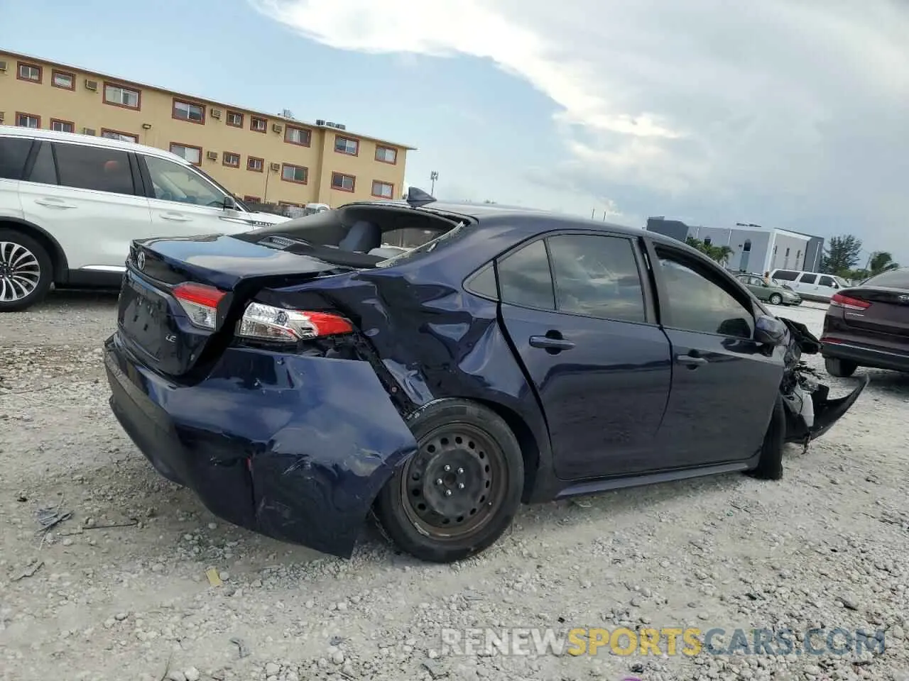 3 Photograph of a damaged car JTDEPMAE9MJ170876 TOYOTA COROLLA 2021