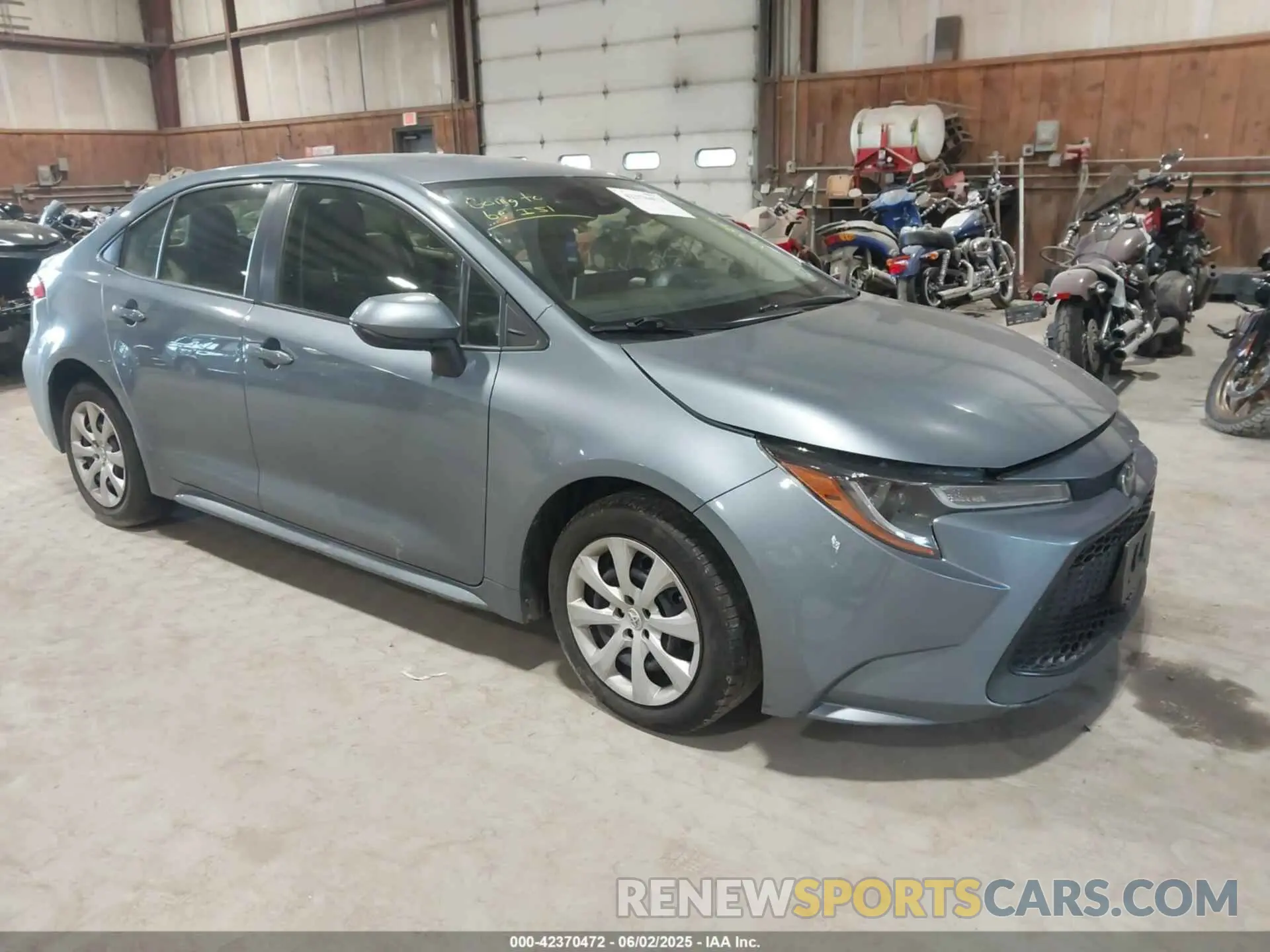 1 Photograph of a damaged car JTDEPMAE9MJ174491 TOYOTA COROLLA 2021