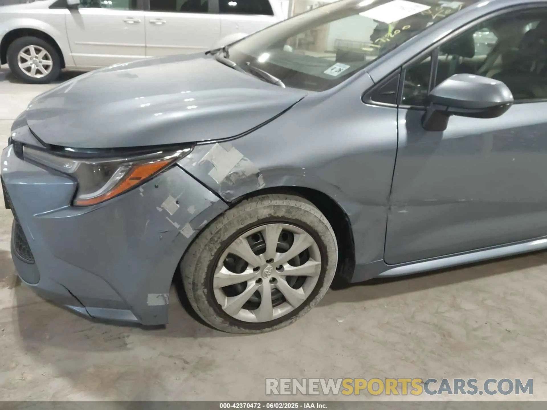 6 Photograph of a damaged car JTDEPMAE9MJ174491 TOYOTA COROLLA 2021