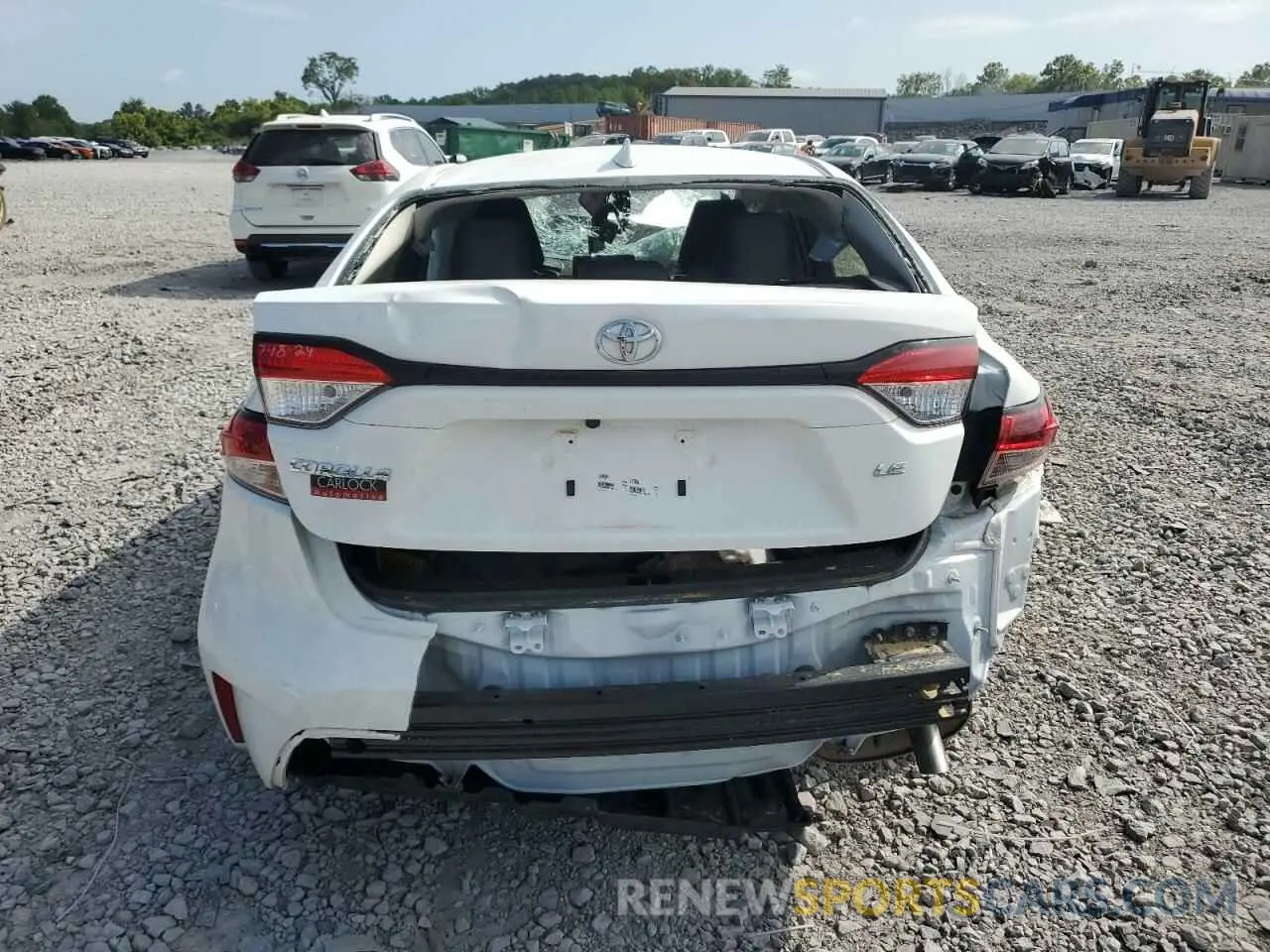 6 Photograph of a damaged car JTDEPMAE9MJ186172 TOYOTA COROLLA 2021