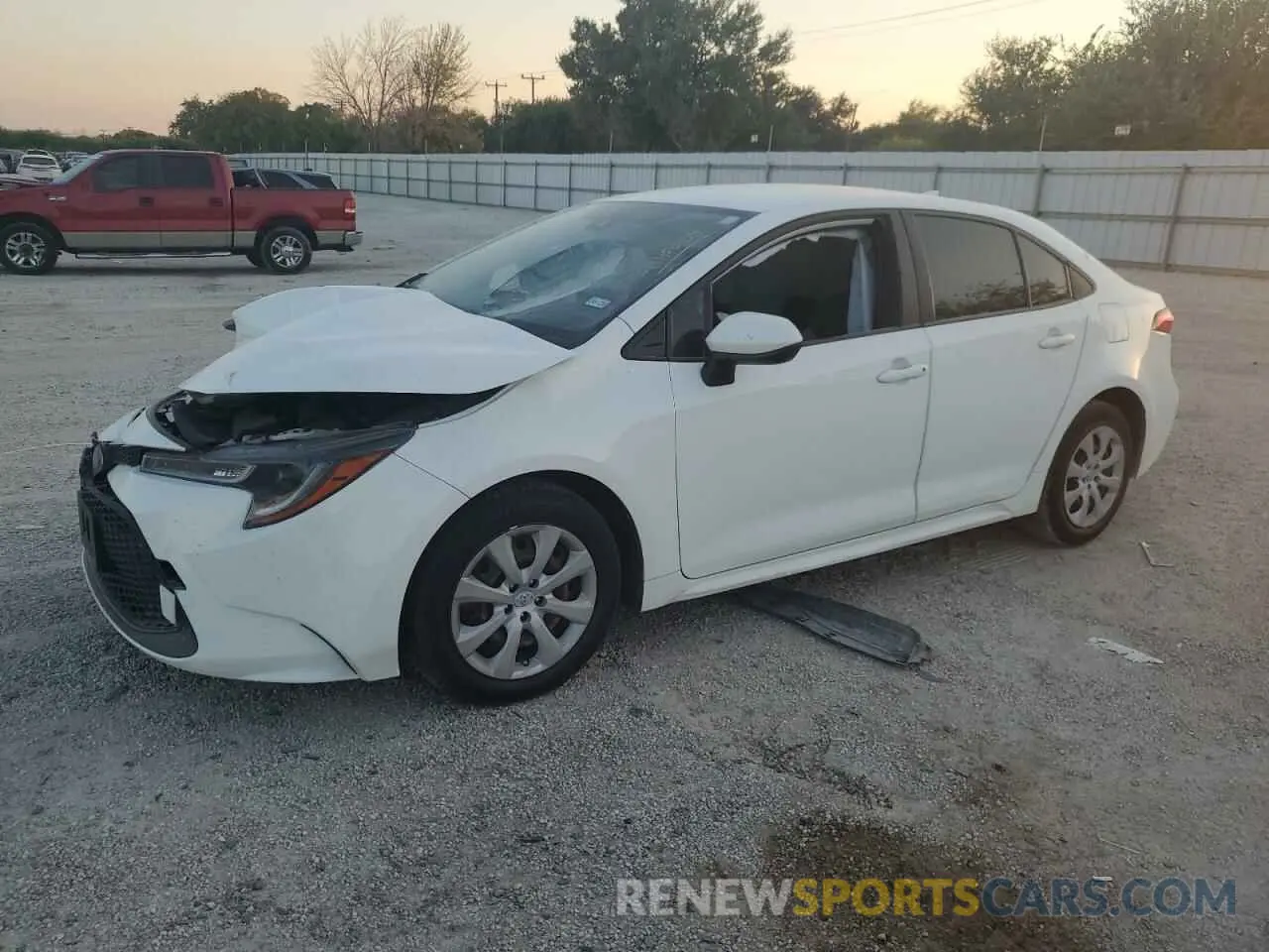 1 Photograph of a damaged car JTDEPMAE9MJ188309 TOYOTA COROLLA 2021