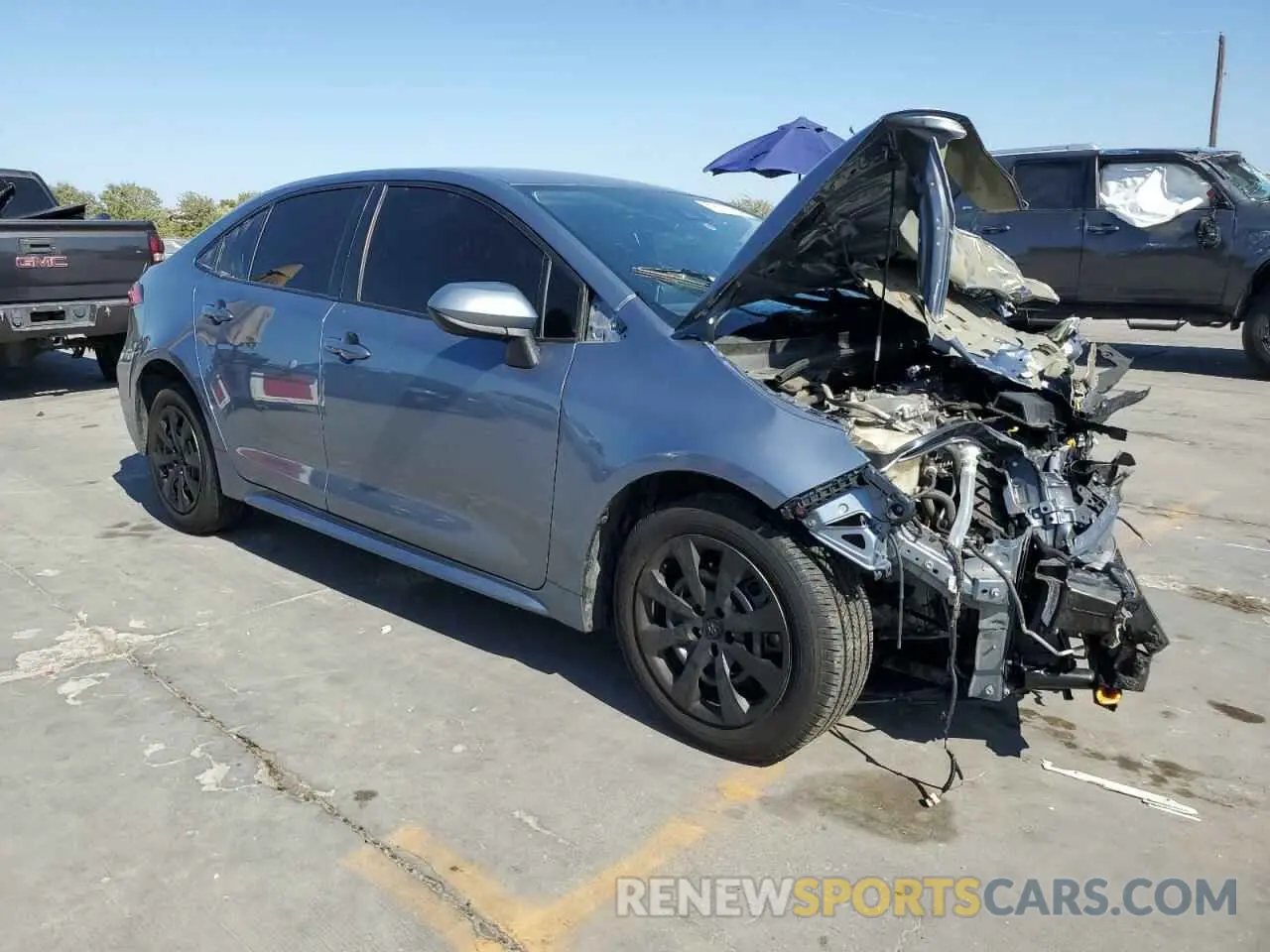 4 Photograph of a damaged car JTDEPMAEXMJ127034 TOYOTA COROLLA 2021