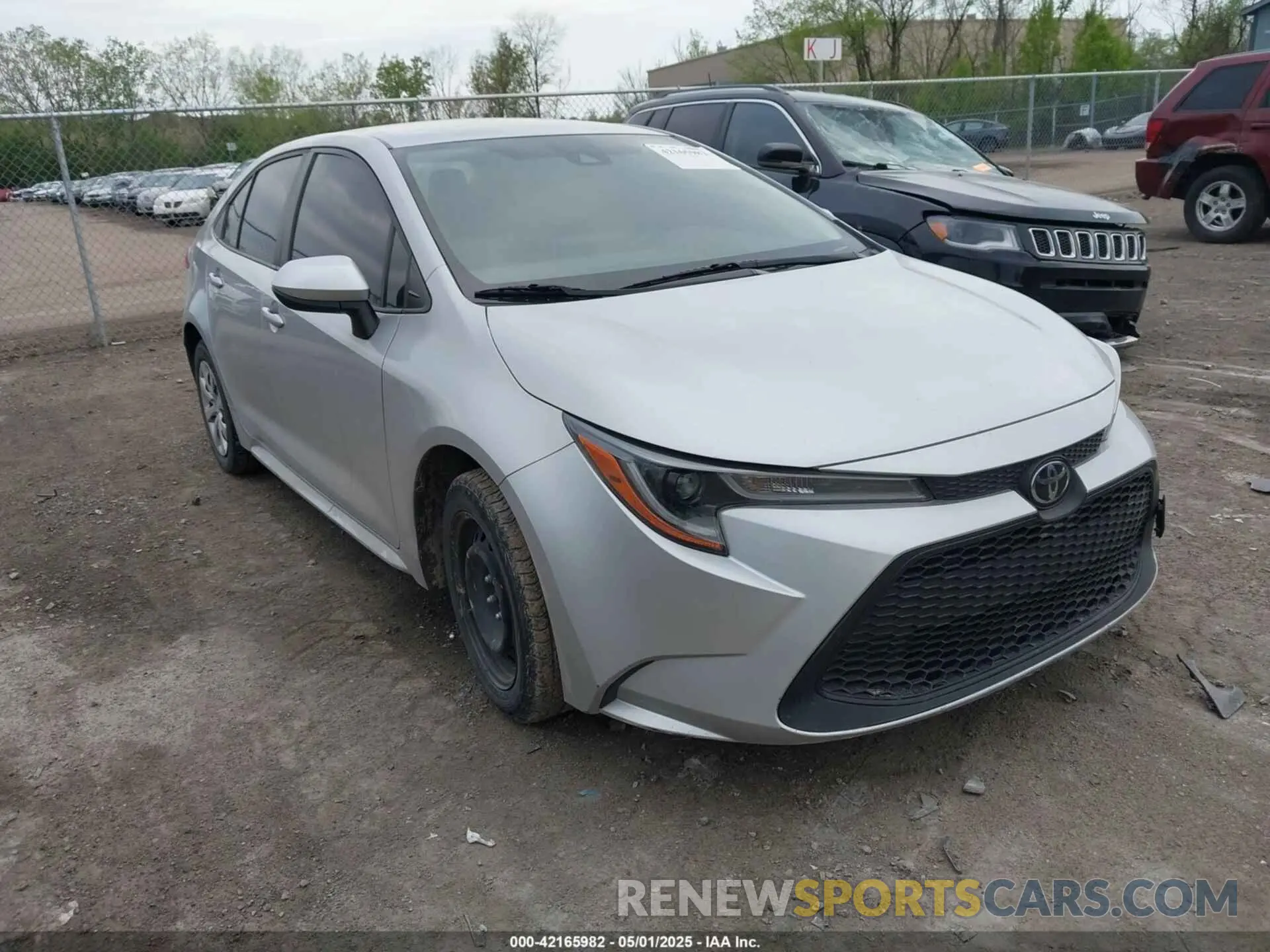 1 Фотография поврежденного автомобиля JTDEPMAEXMJ131584 TOYOTA COROLLA 2021