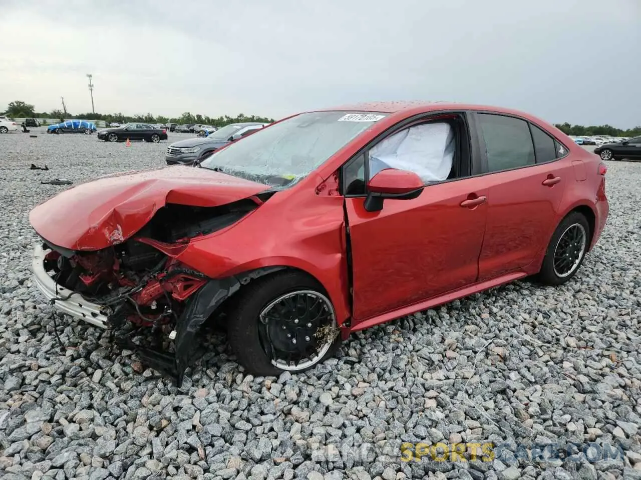 1 Photograph of a damaged car JTDEPMAEXMJ138082 TOYOTA COROLLA 2021