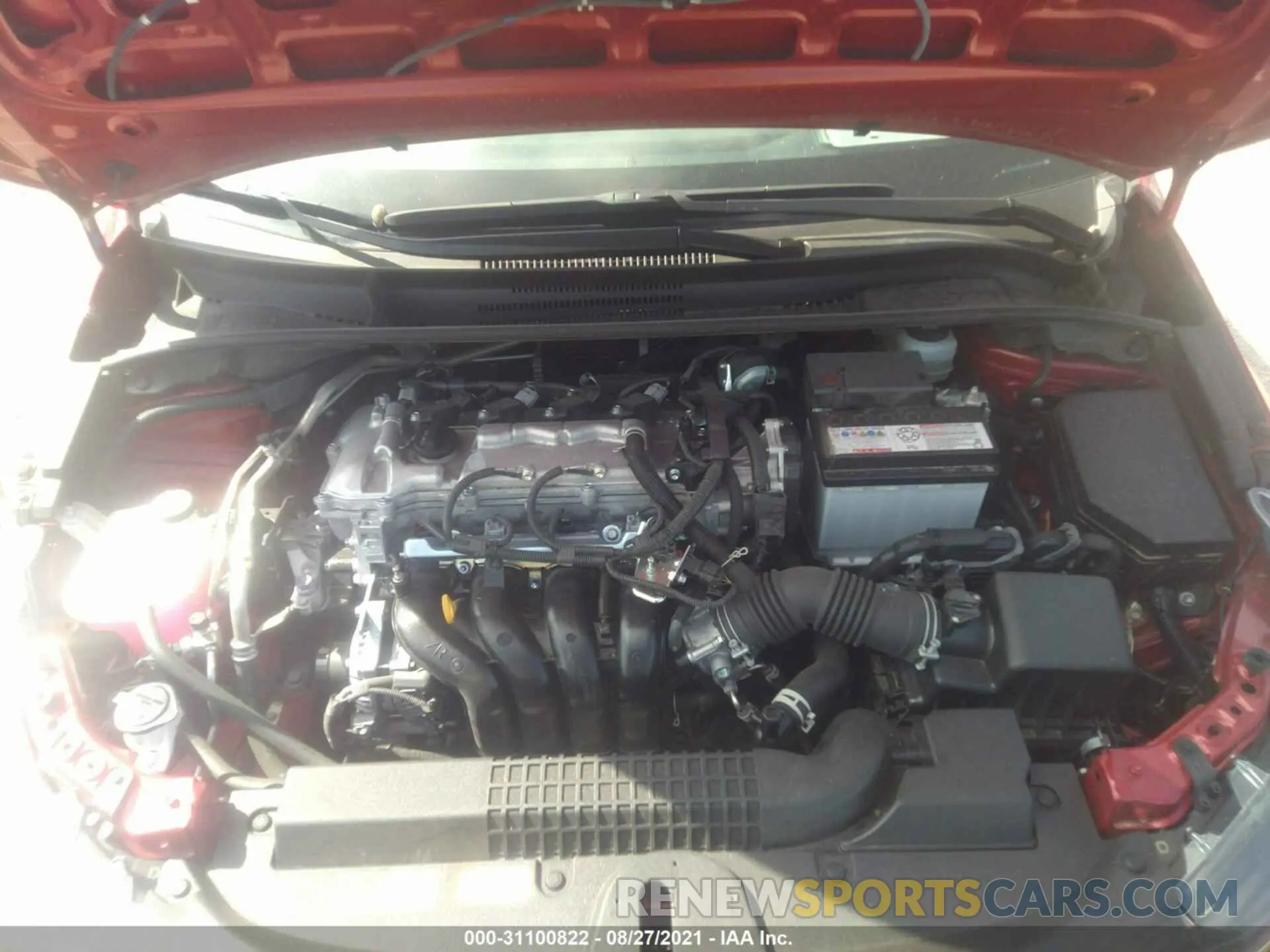 10 Photograph of a damaged car JTDEPMAEXMJ148434 TOYOTA COROLLA 2021