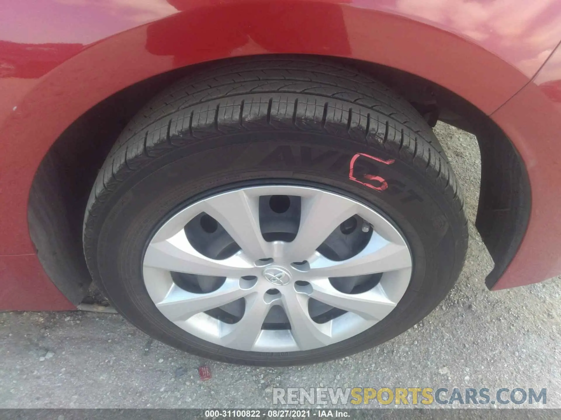 13 Photograph of a damaged car JTDEPMAEXMJ148434 TOYOTA COROLLA 2021