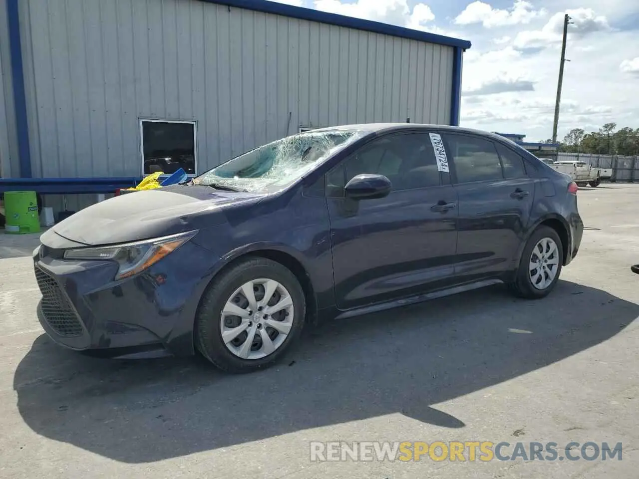 1 Photograph of a damaged car JTDEPMAEXMJ149003 TOYOTA COROLLA 2021
