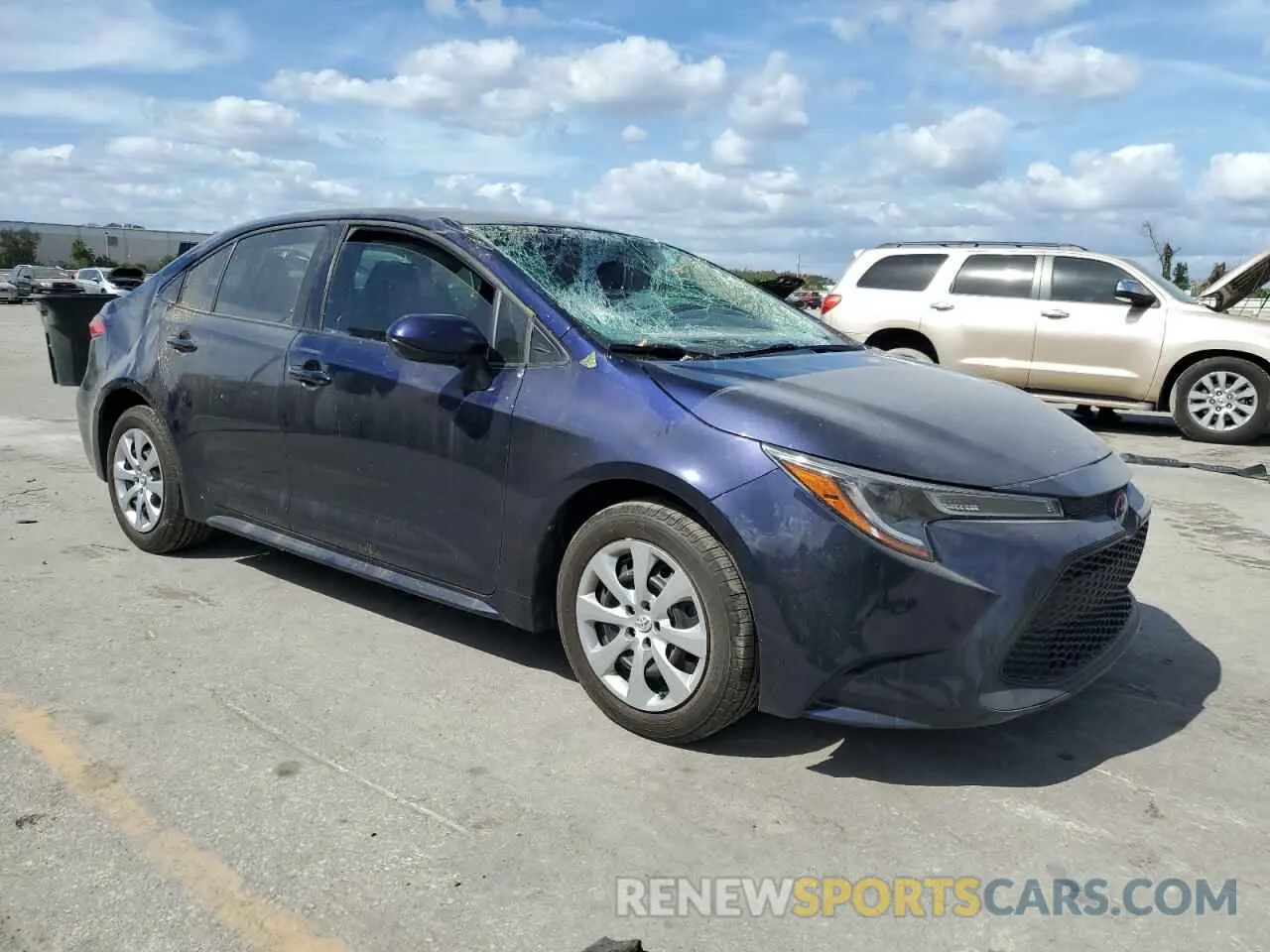 4 Photograph of a damaged car JTDEPMAEXMJ149003 TOYOTA COROLLA 2021