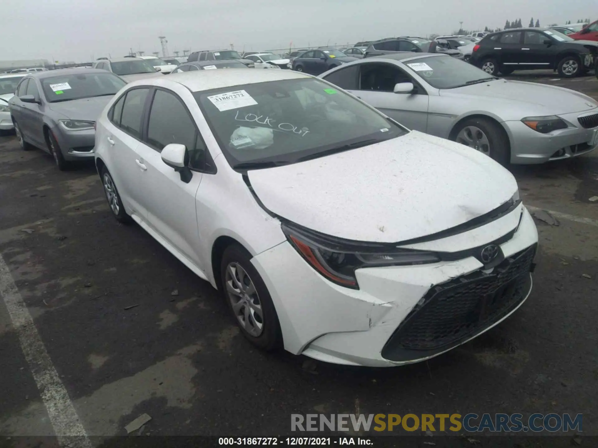 1 Фотография поврежденного автомобиля JTDEPMAEXMJ161765 TOYOTA COROLLA 2021