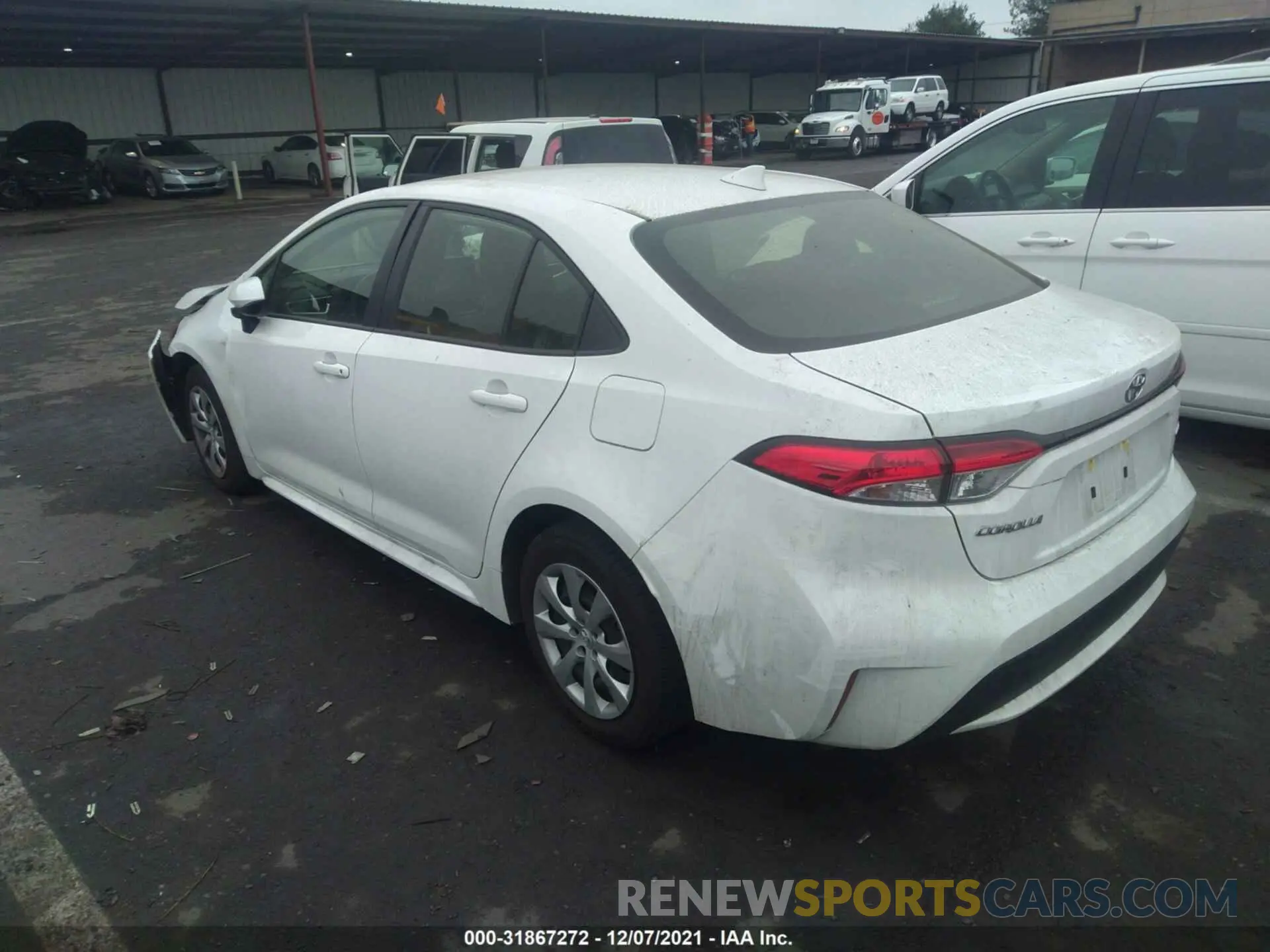 3 Фотография поврежденного автомобиля JTDEPMAEXMJ161765 TOYOTA COROLLA 2021