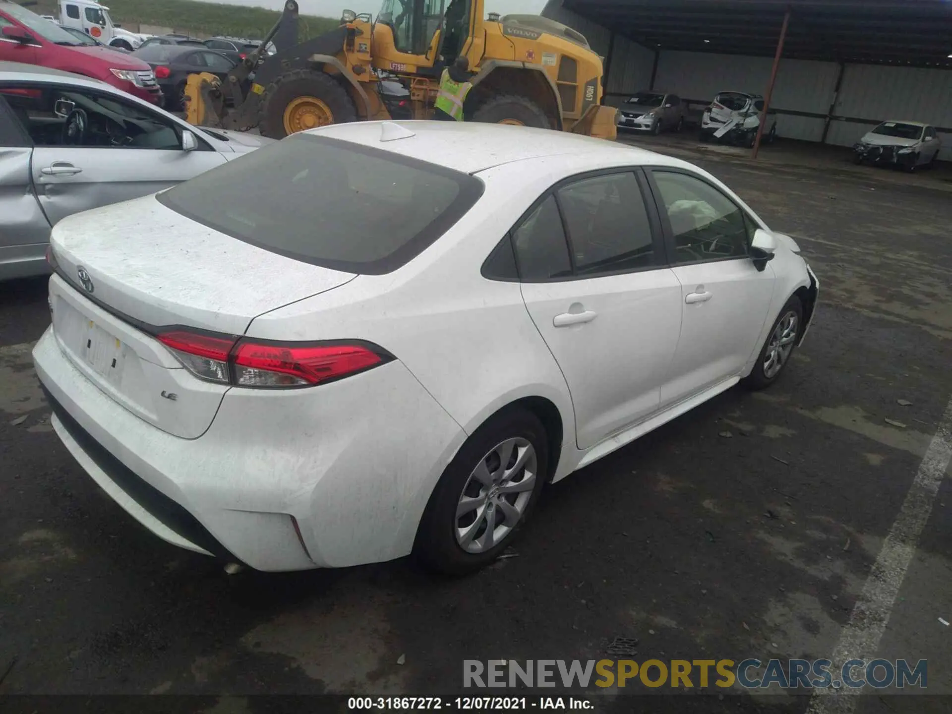 4 Фотография поврежденного автомобиля JTDEPMAEXMJ161765 TOYOTA COROLLA 2021