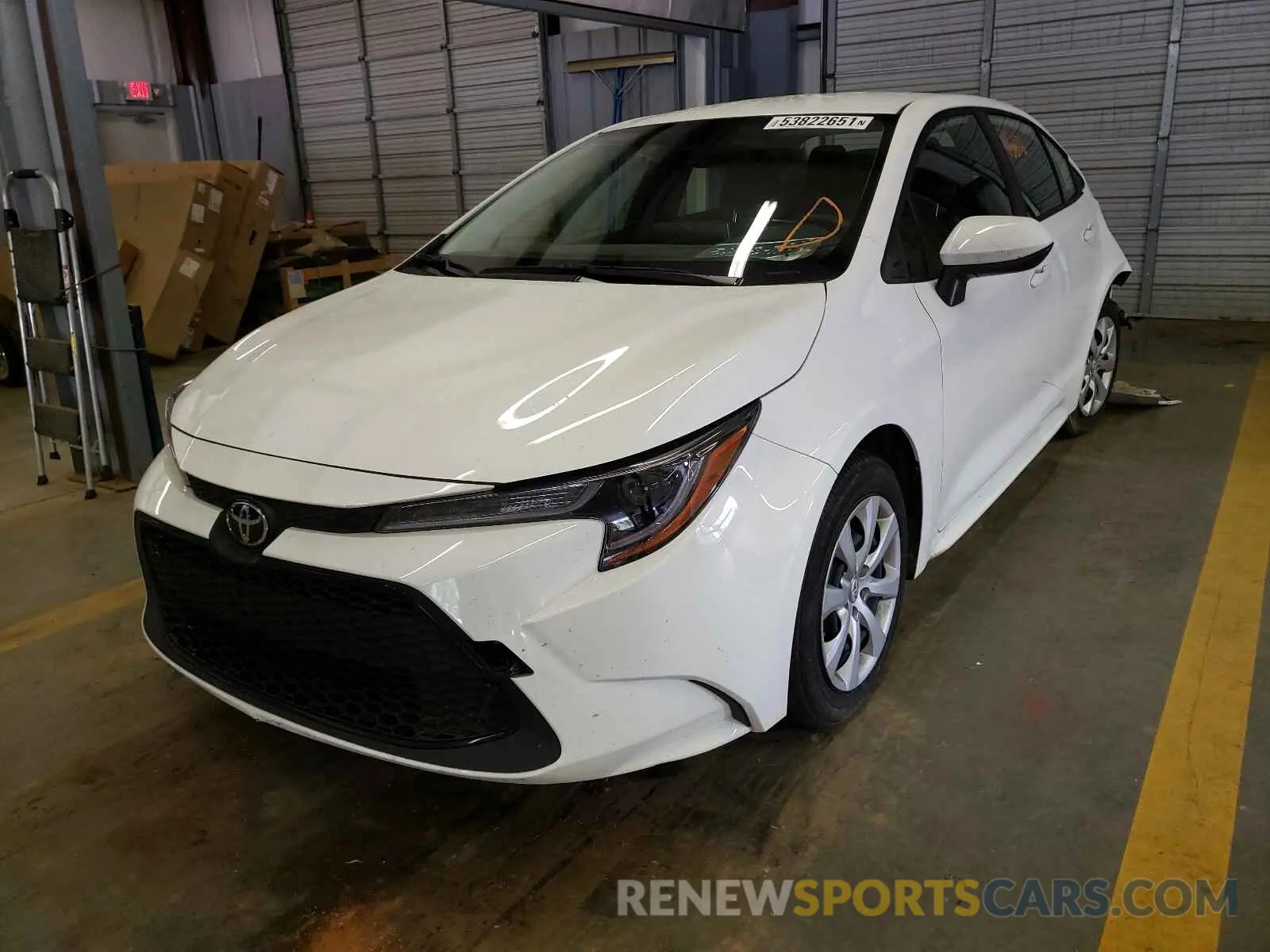 2 Photograph of a damaged car JTDEPMAEXMJ162947 TOYOTA COROLLA 2021