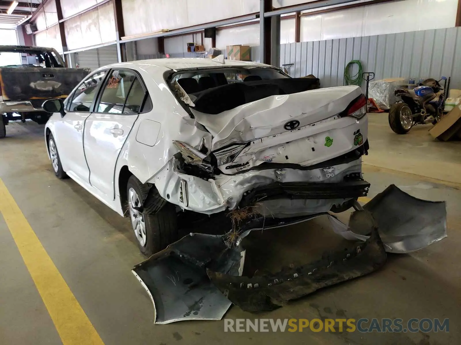 3 Photograph of a damaged car JTDEPMAEXMJ162947 TOYOTA COROLLA 2021