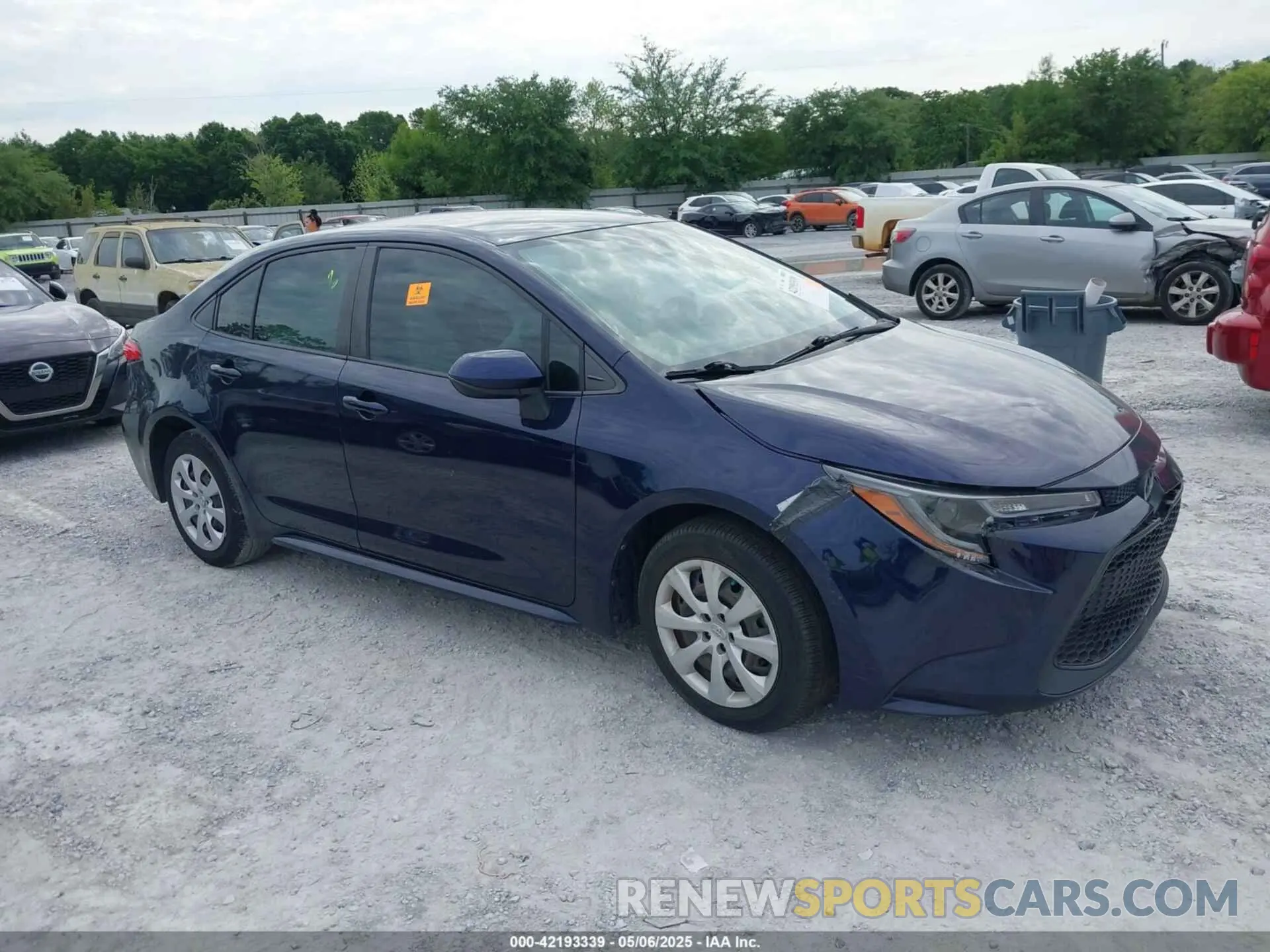 1 Photograph of a damaged car JTDEPMAEXMJ166626 TOYOTA COROLLA 2021