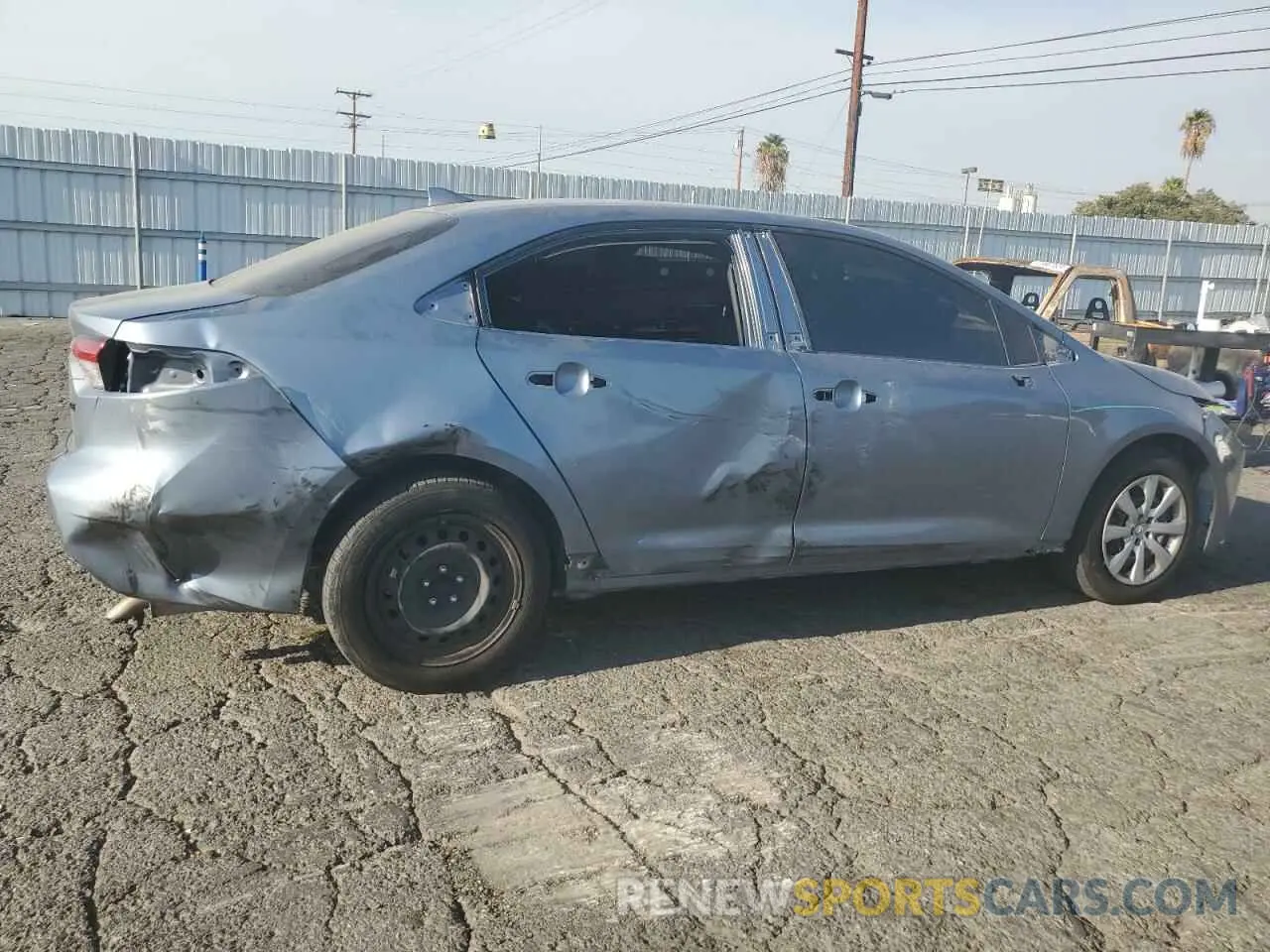 3 Photograph of a damaged car JTDEPMAEXMJ166965 TOYOTA COROLLA 2021