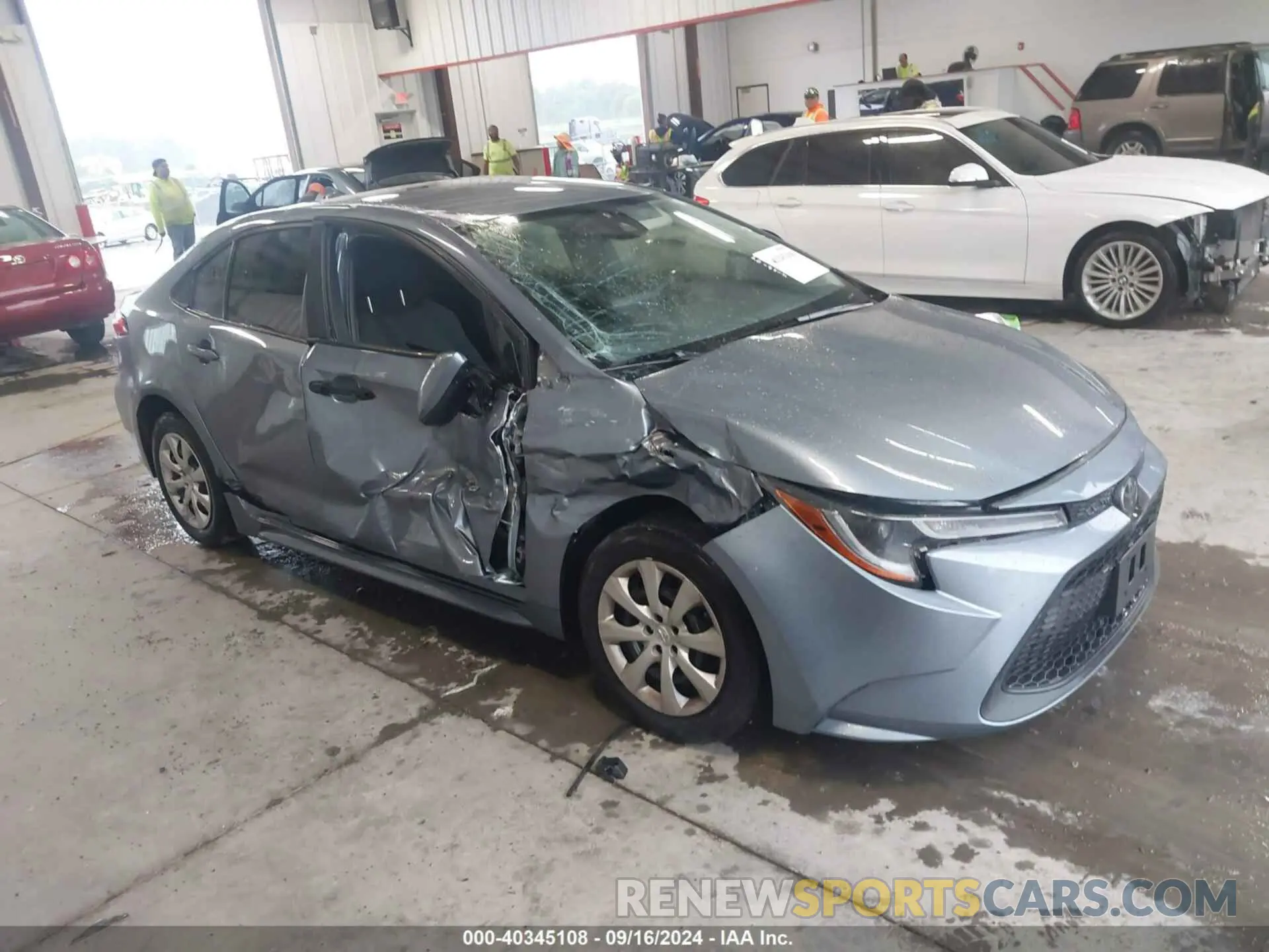 1 Photograph of a damaged car JTDEPMAEXMJ188271 TOYOTA COROLLA 2021