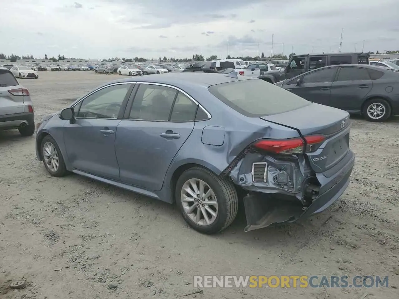 2 Photograph of a damaged car JTDFPMAE0MJ148138 TOYOTA COROLLA 2021