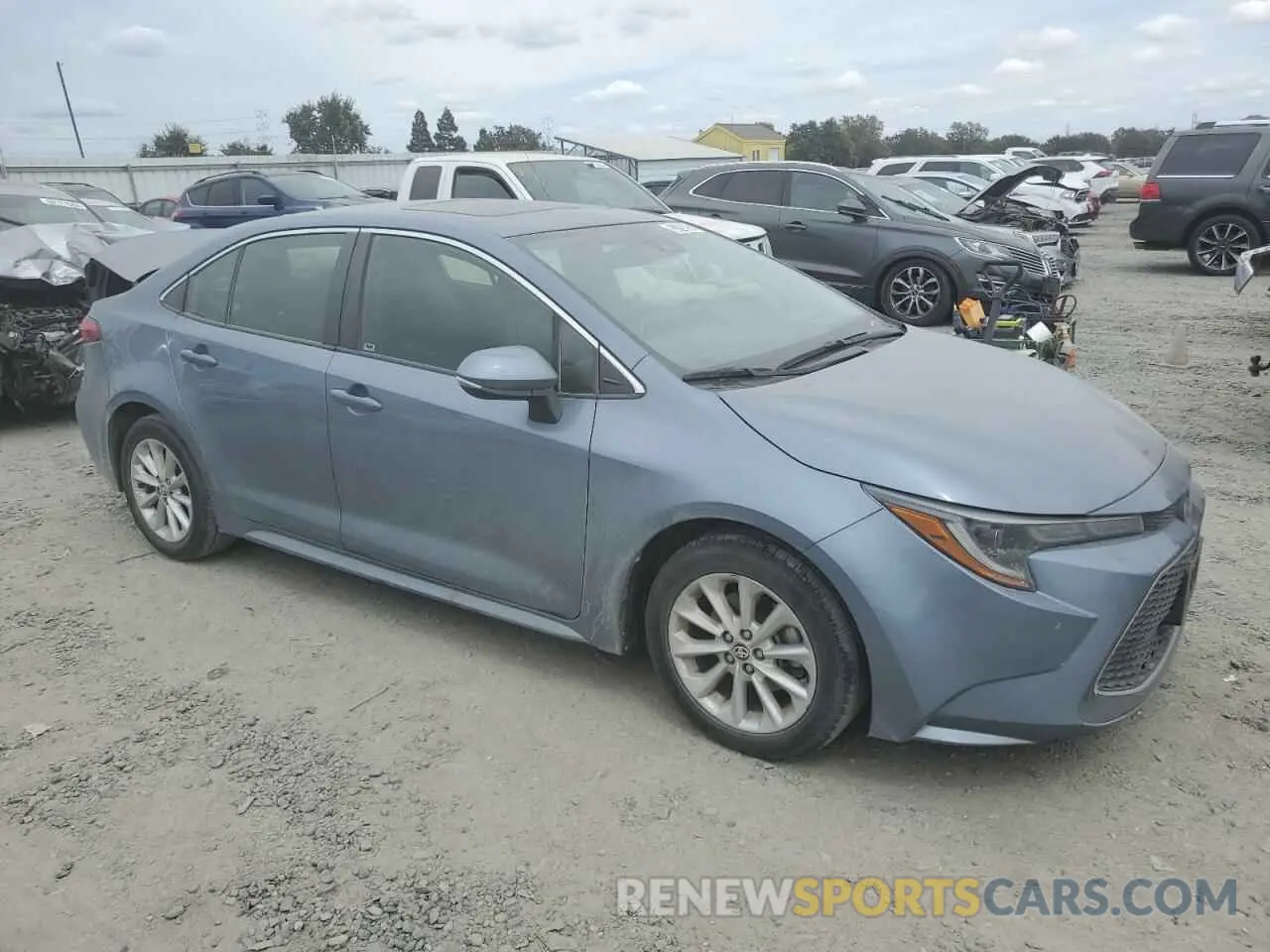4 Photograph of a damaged car JTDFPMAE0MJ148138 TOYOTA COROLLA 2021