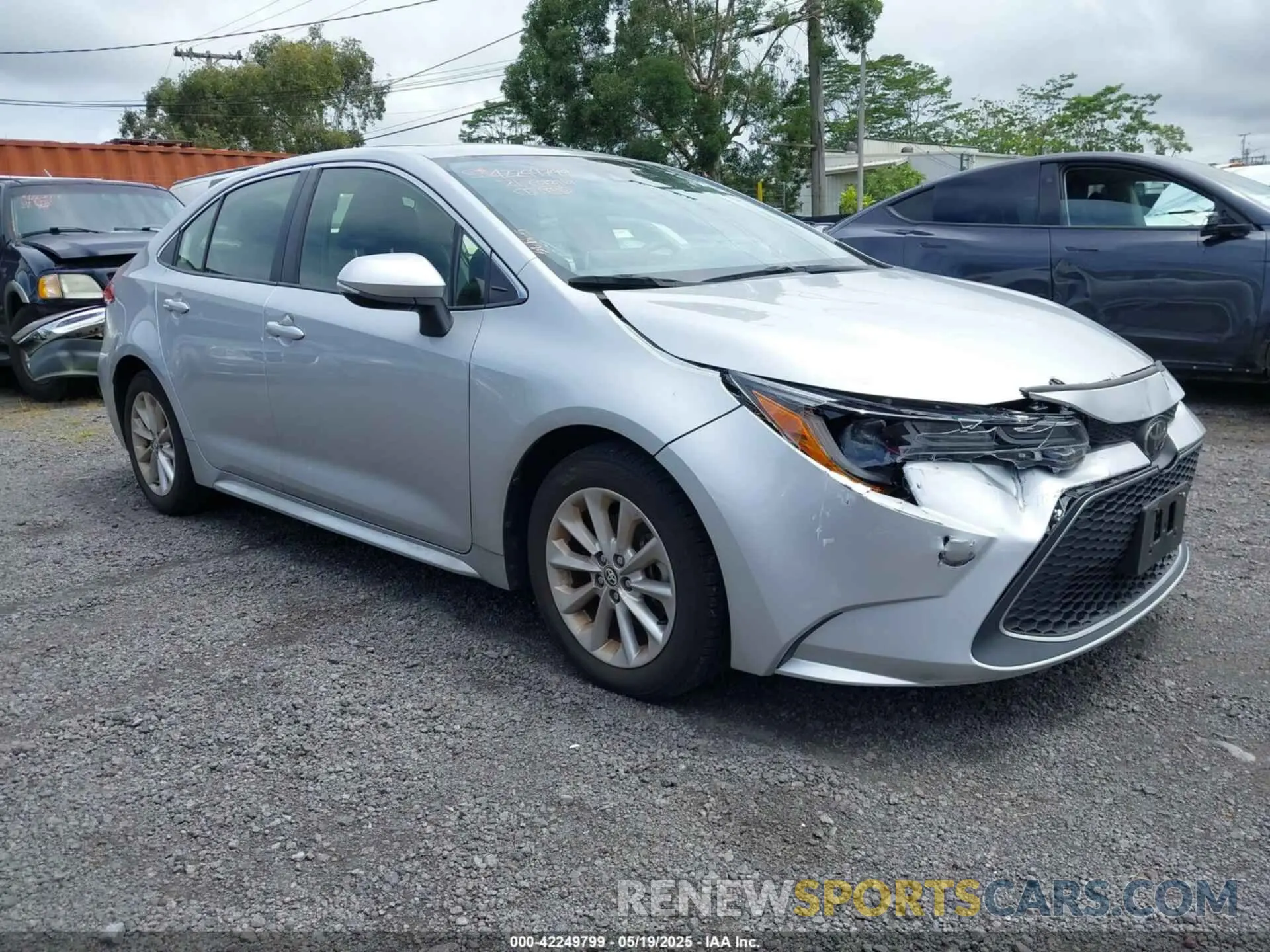 1 Photograph of a damaged car JTDFPMAE4MJ119628 TOYOTA COROLLA 2021