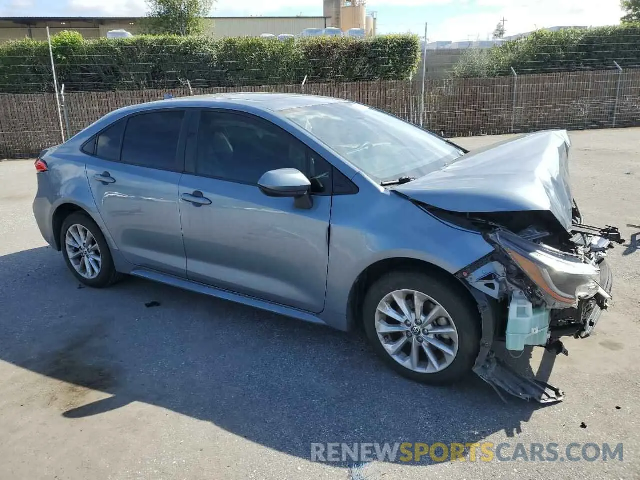 4 Photograph of a damaged car JTDHPMAE8MJ125196 TOYOTA COROLLA 2021