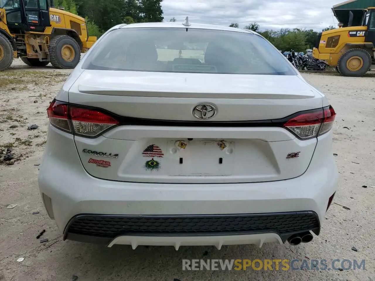 6 Фотография поврежденного автомобиля JTDP4MCE0MJ068848 TOYOTA COROLLA 2021