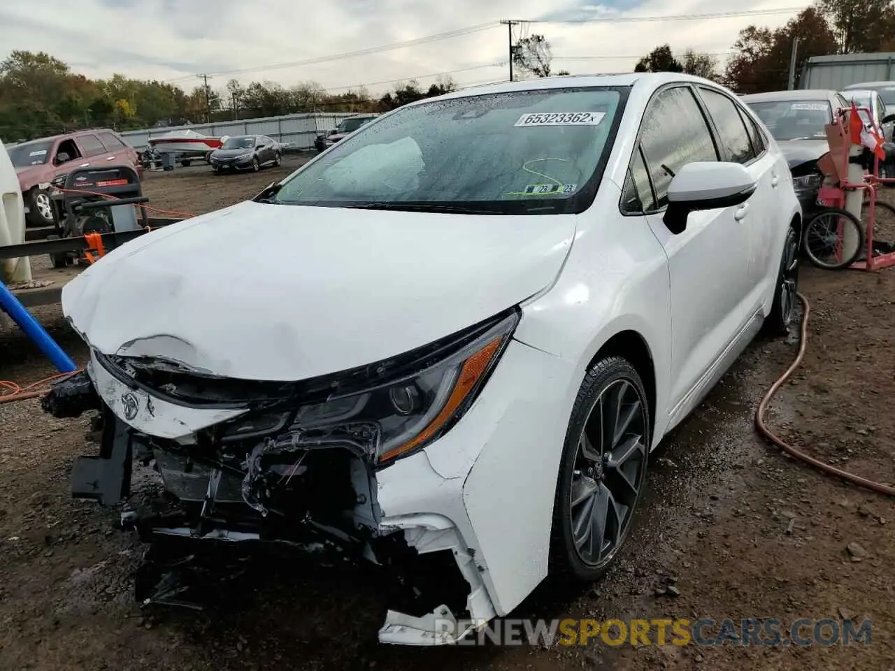 2 Photograph of a damaged car JTDP4MCE2MJ053879 TOYOTA COROLLA 2021