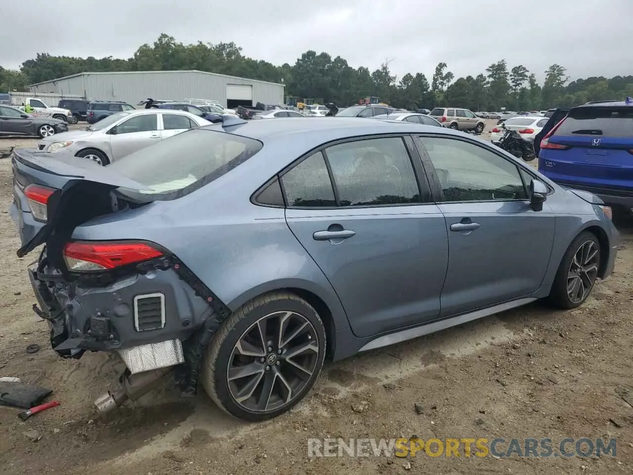 3 Photograph of a damaged car JTDP4MCE2MJ054871 TOYOTA COROLLA 2021
