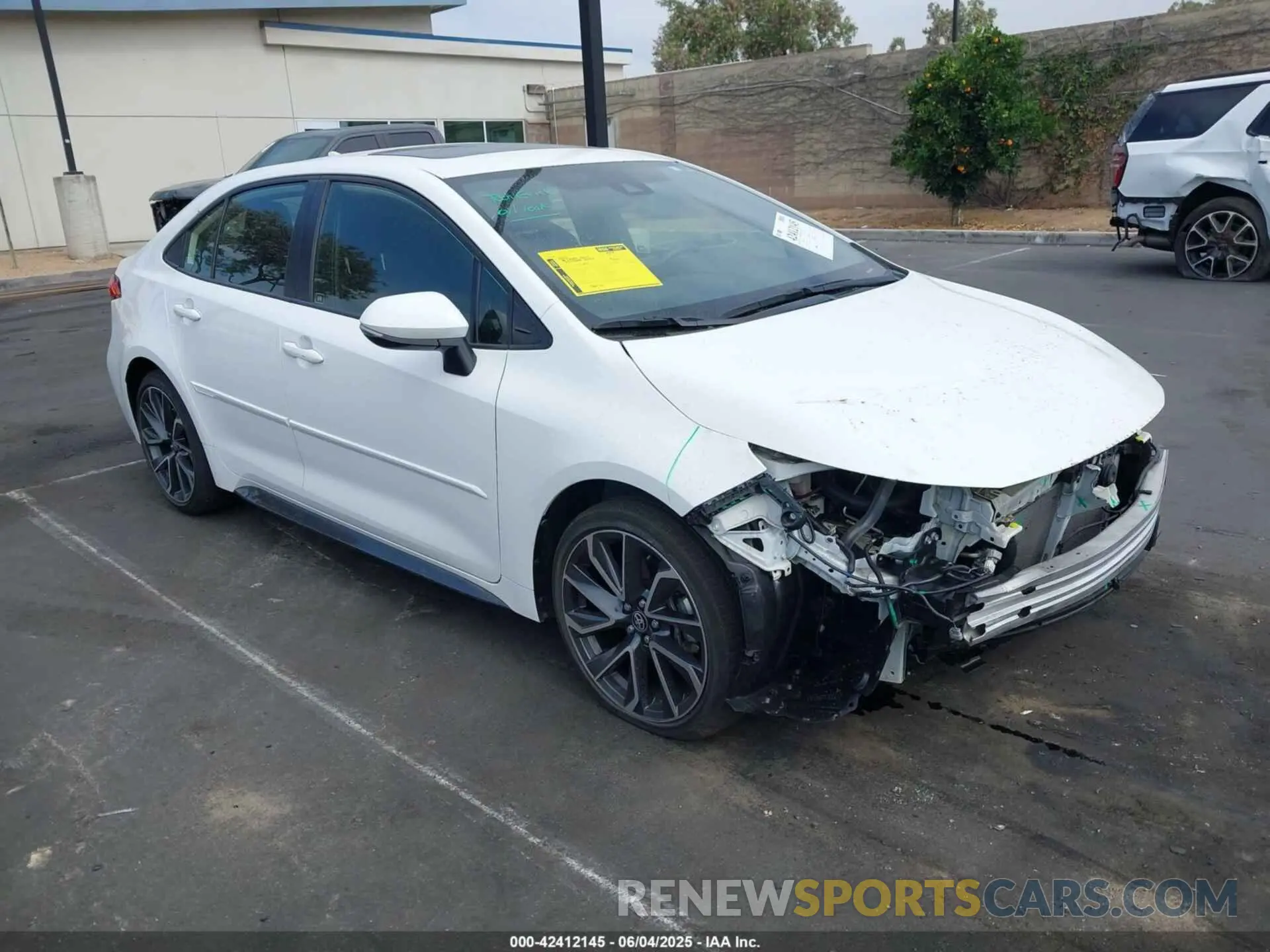 1 Photograph of a damaged car JTDP4MCE2MJ063621 TOYOTA COROLLA 2021