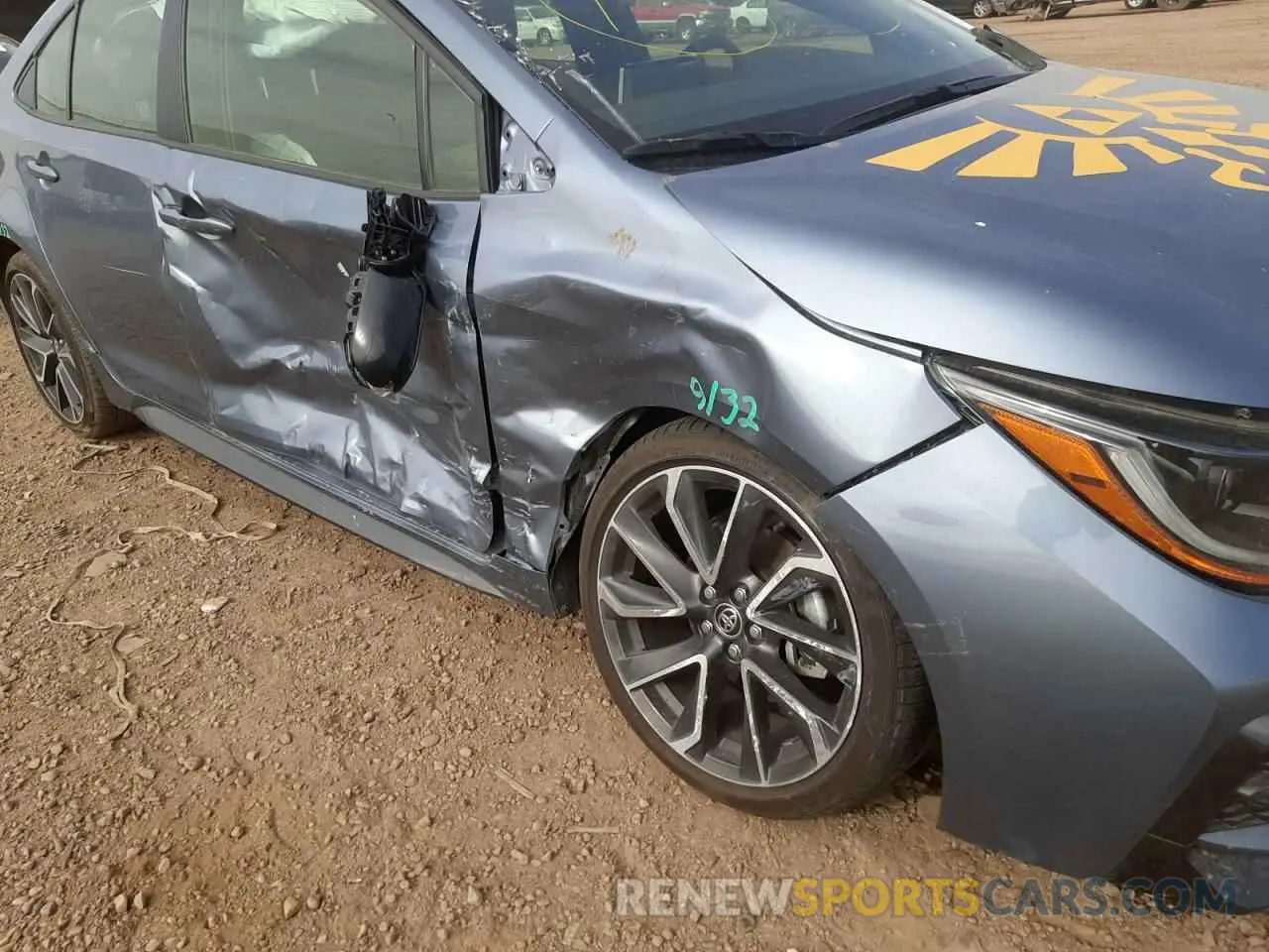 9 Photograph of a damaged car JTDP4MCE5MJ064729 TOYOTA COROLLA 2021