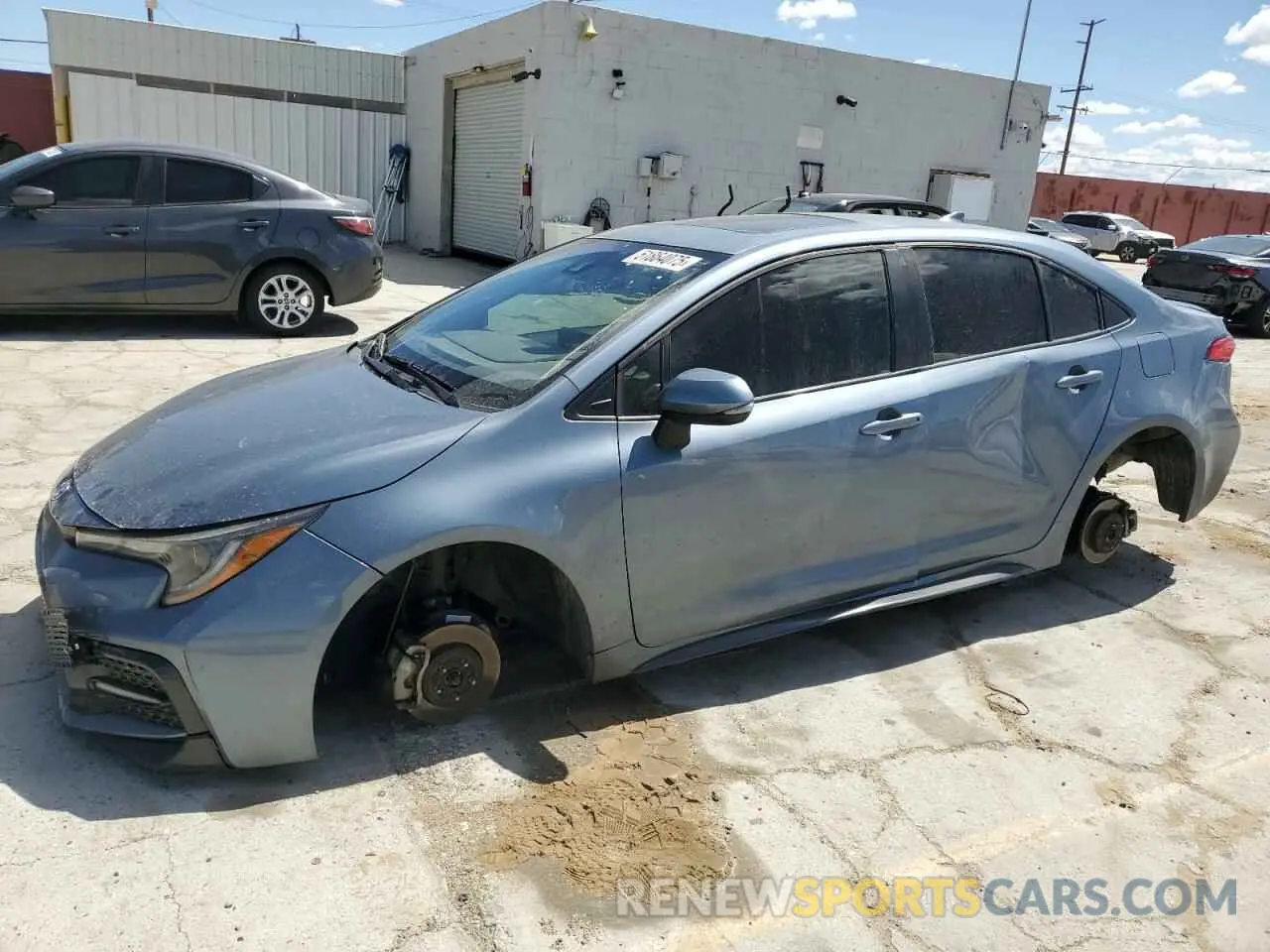 1 Photograph of a damaged car JTDP4MCE6MJ058938 TOYOTA COROLLA 2021