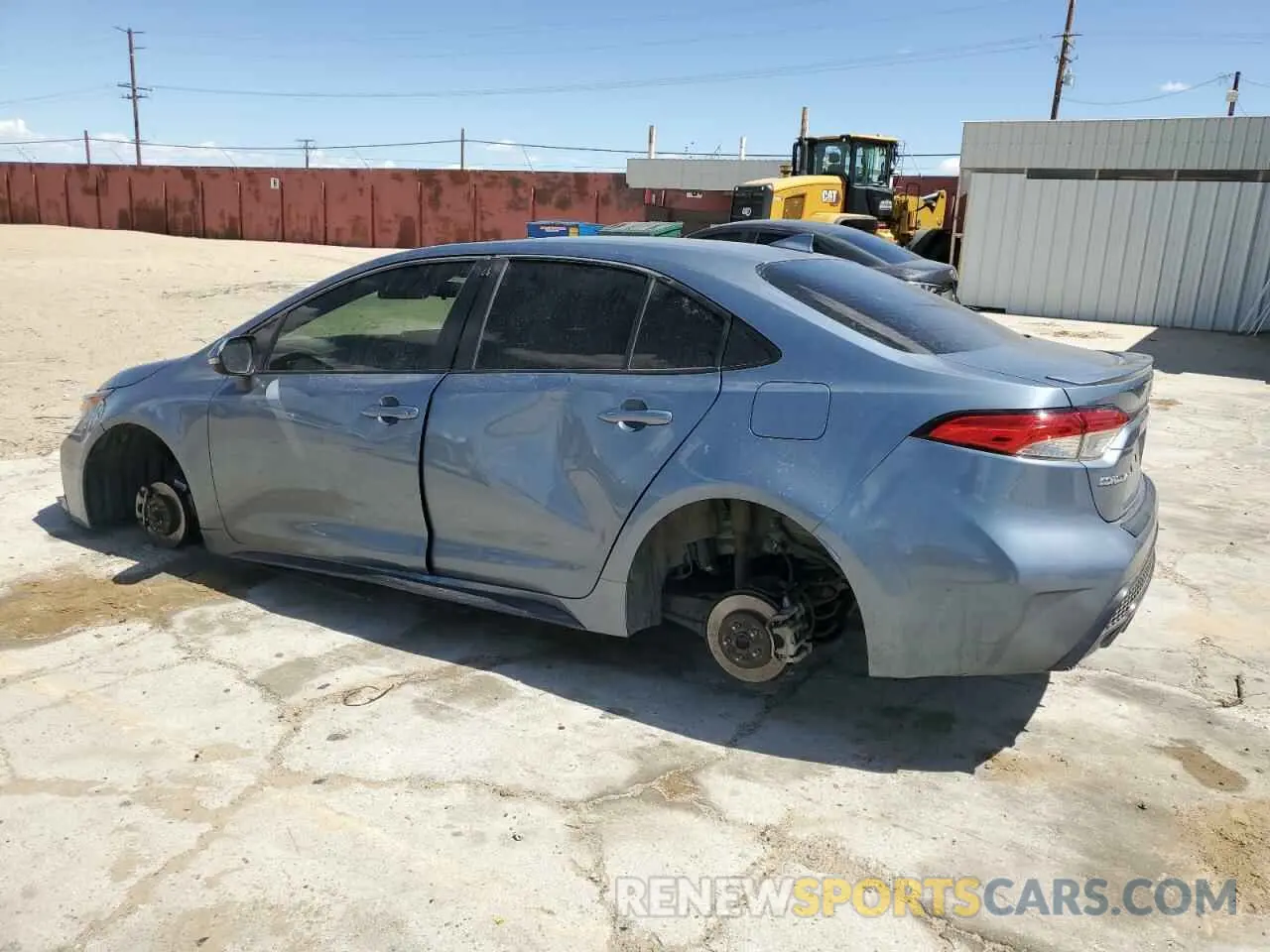 2 Photograph of a damaged car JTDP4MCE6MJ058938 TOYOTA COROLLA 2021
