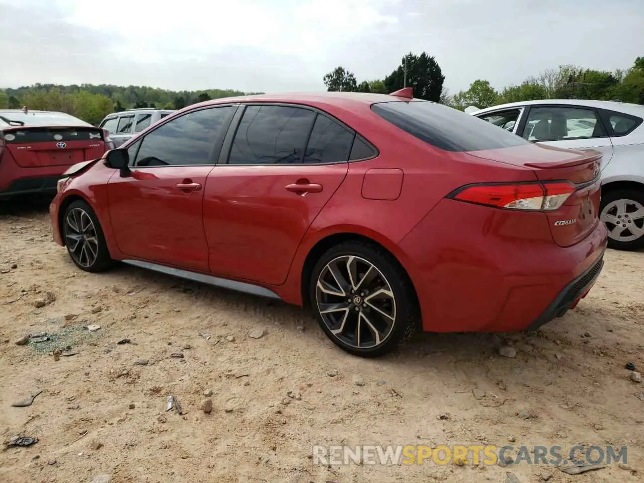 2 Photograph of a damaged car JTDP4MCE8MJ074476 TOYOTA COROLLA 2021