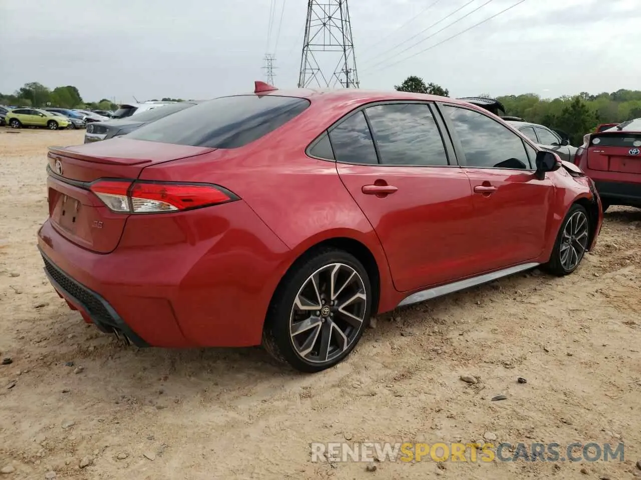 3 Photograph of a damaged car JTDP4MCE8MJ074476 TOYOTA COROLLA 2021